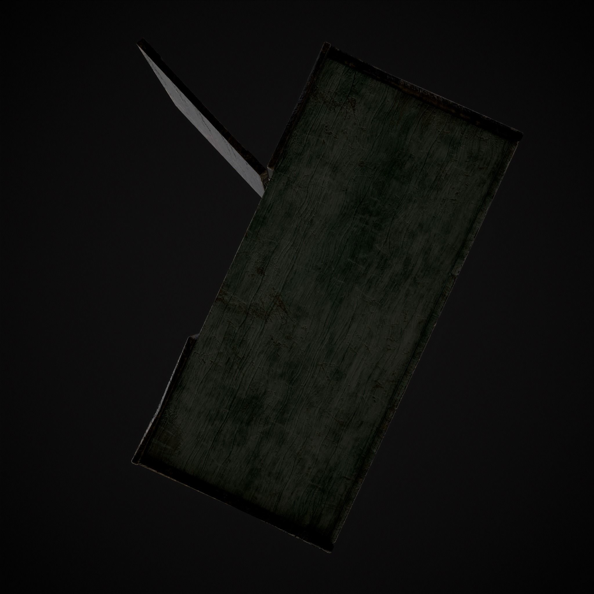 Old Medieval Cabinet Low-poly 3D model_37