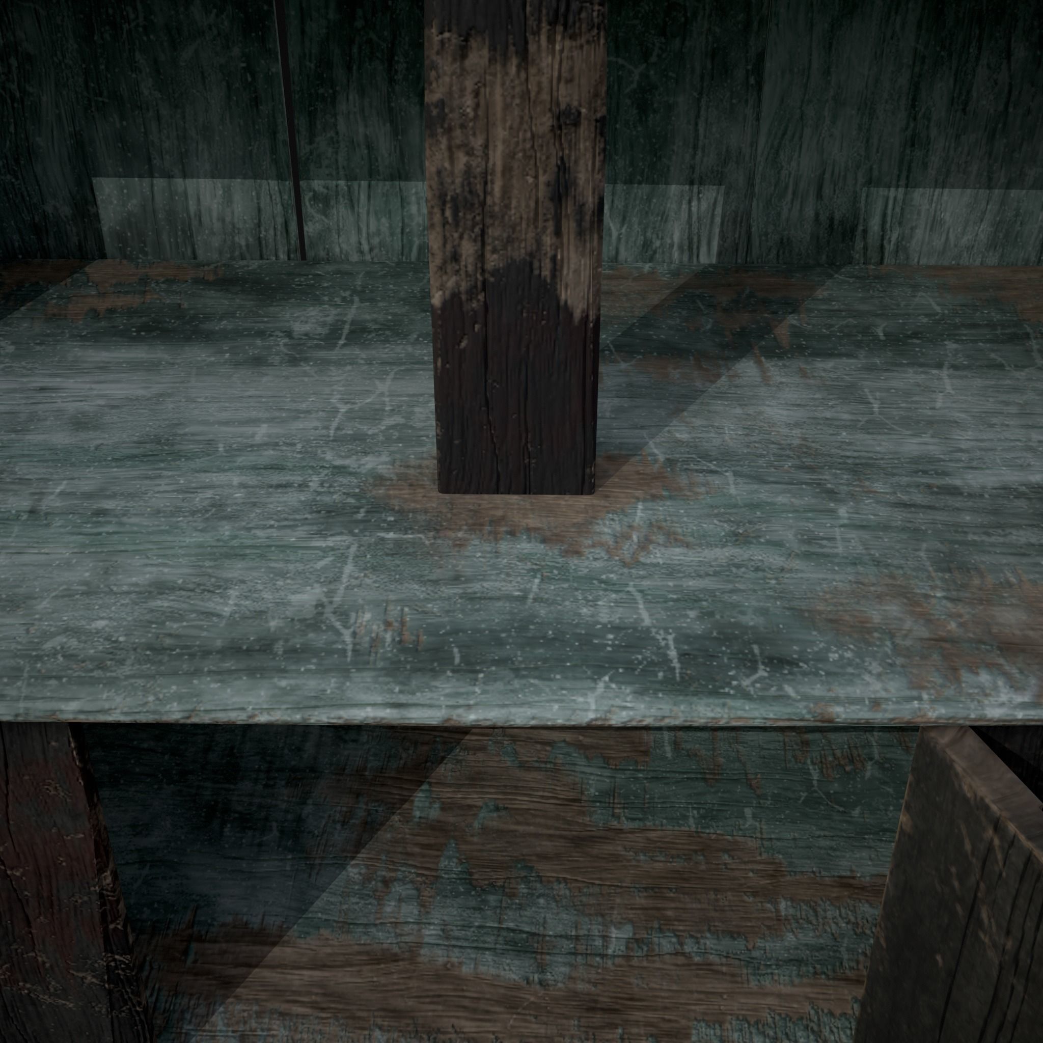 Old Medieval Cabinet Low-poly 3D model_27