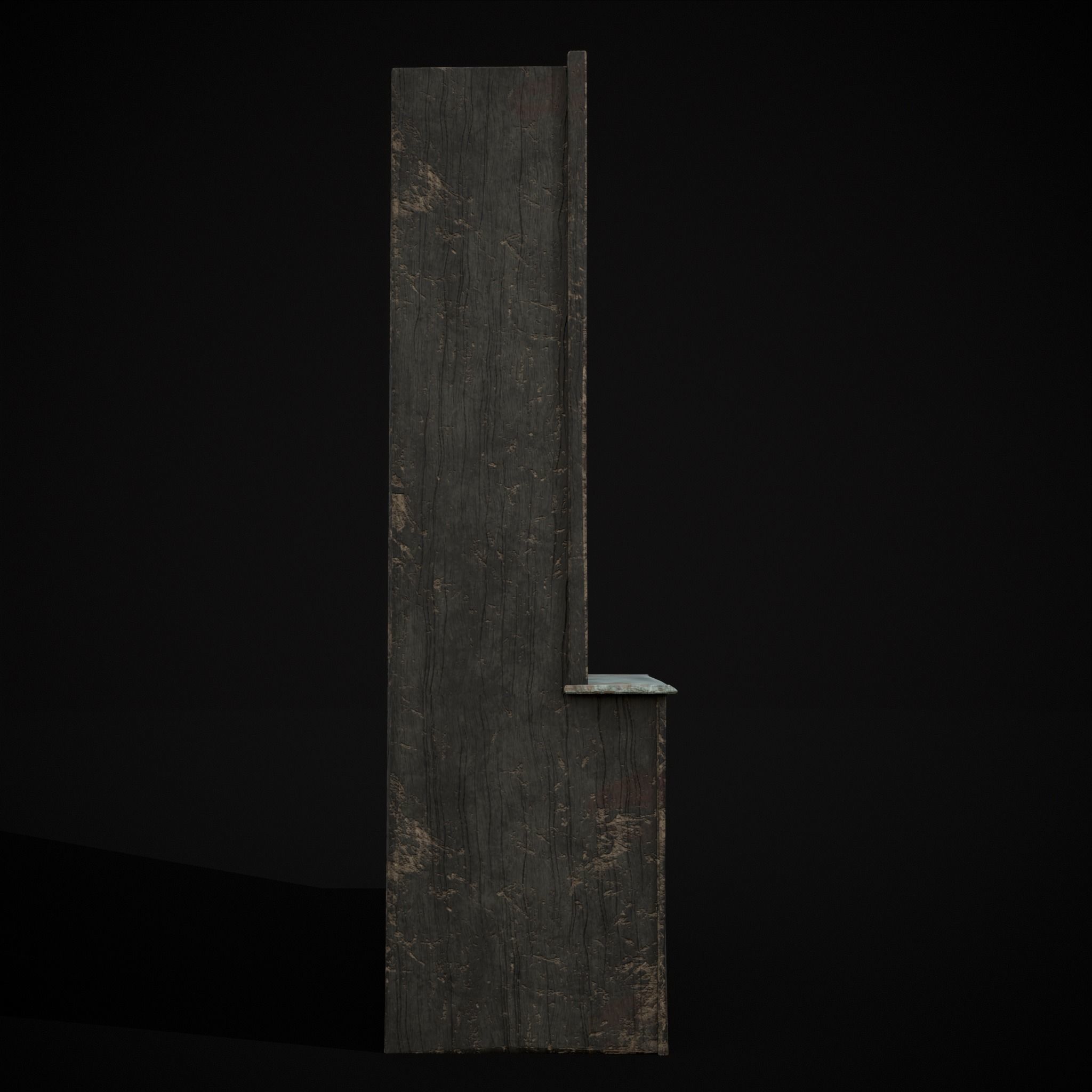 Old Medieval Cabinet Low-poly 3D model_15