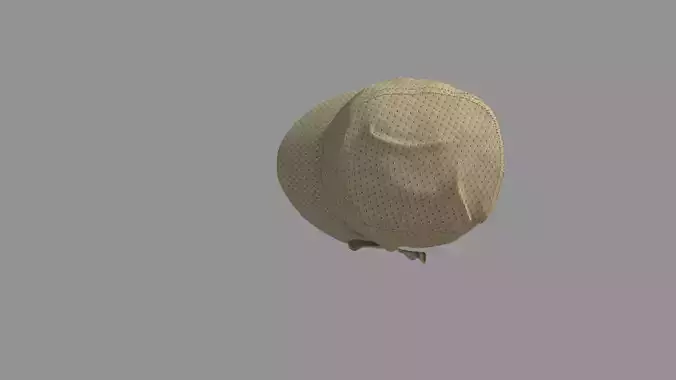 Basic Cap Plaid Hat Low-poly 