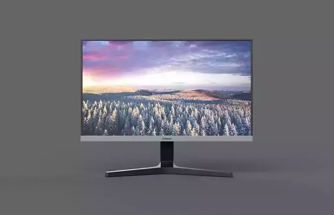 Samsung 24 inch LED Low-poly 3D model
