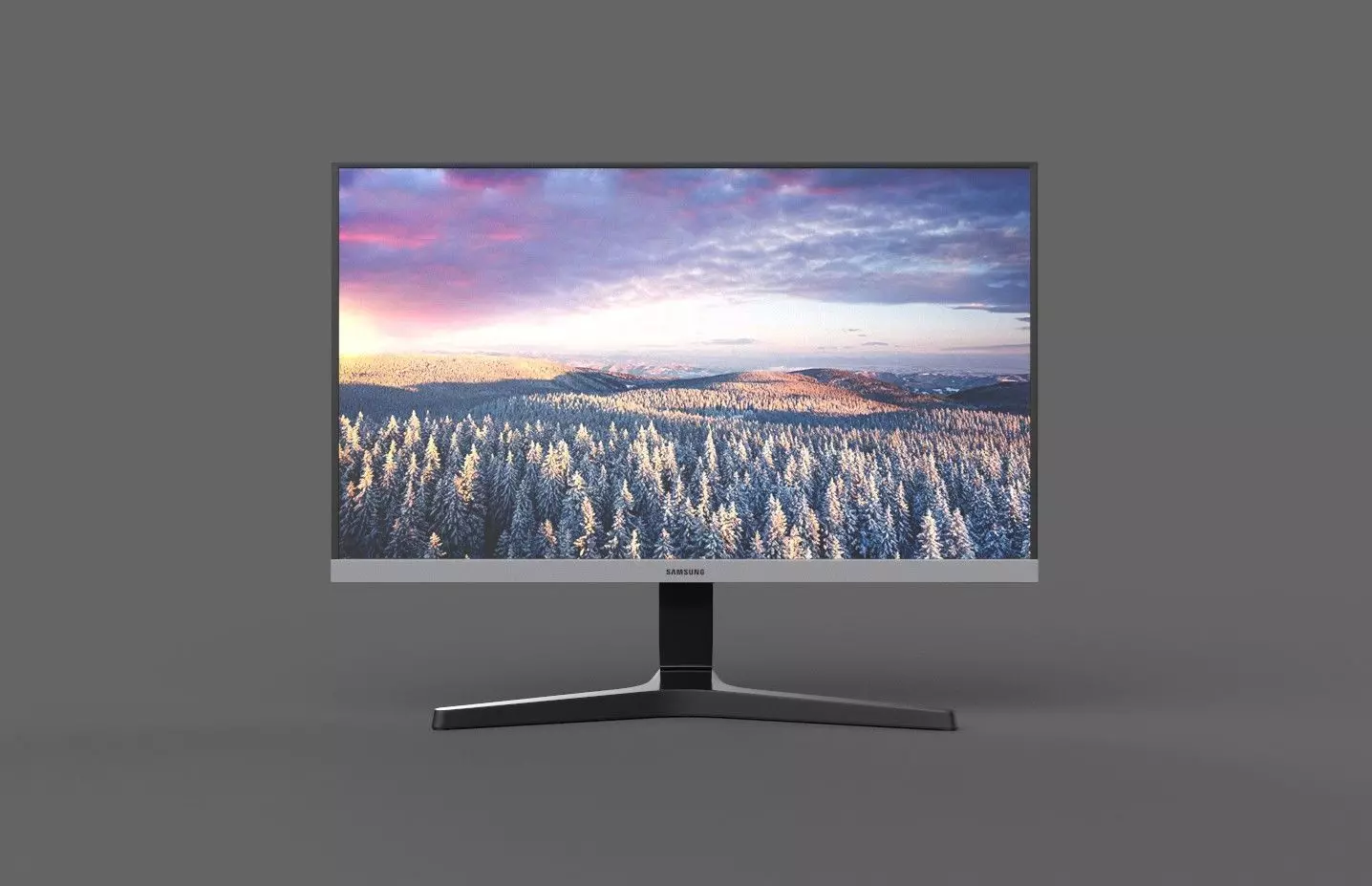 Samsung 24 inch LED Low-poly 3D model_0