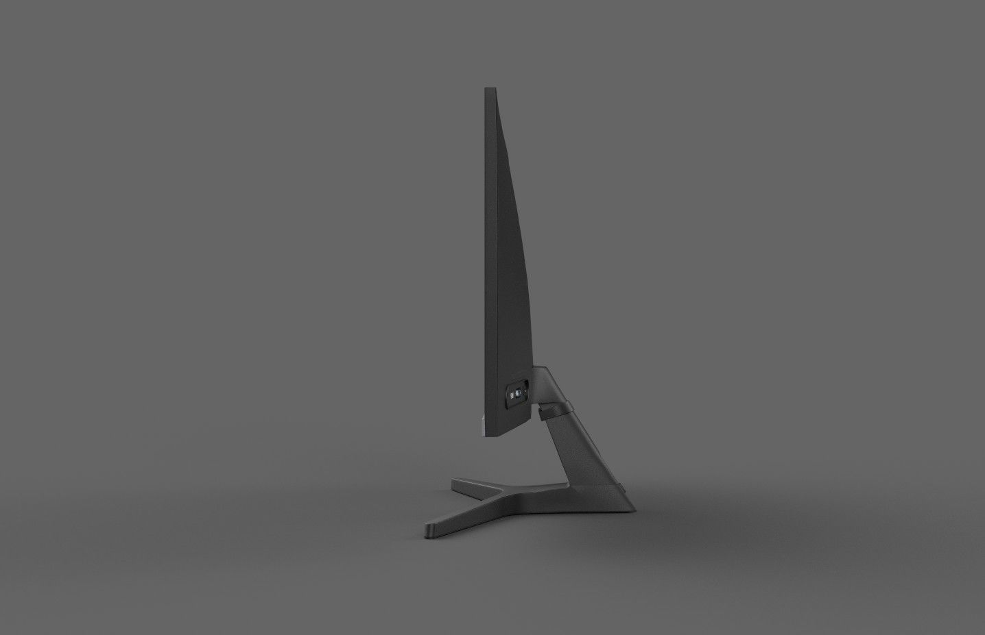 Samsung 24 inch LED Low-poly 3D model_1