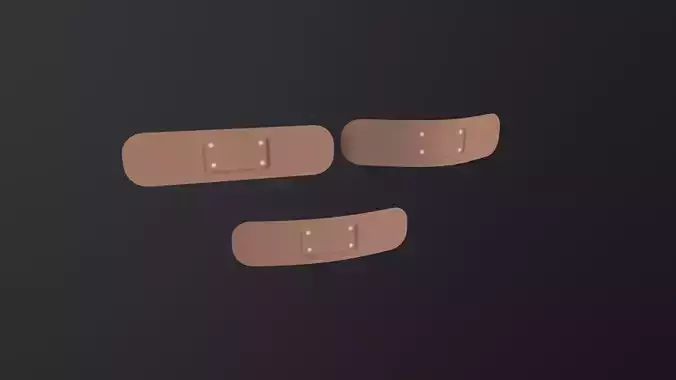 Sticking Plaster 3D Model Low-poly 3D model Sticking Plaster 3D Model Low-poly 3D model