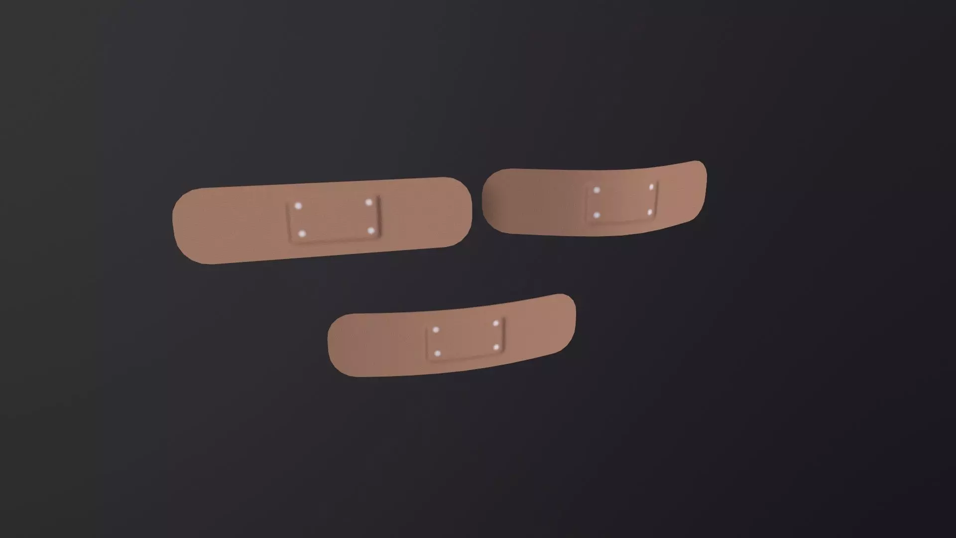 Sticking Plaster 3D Model Low-poly 3D model_0