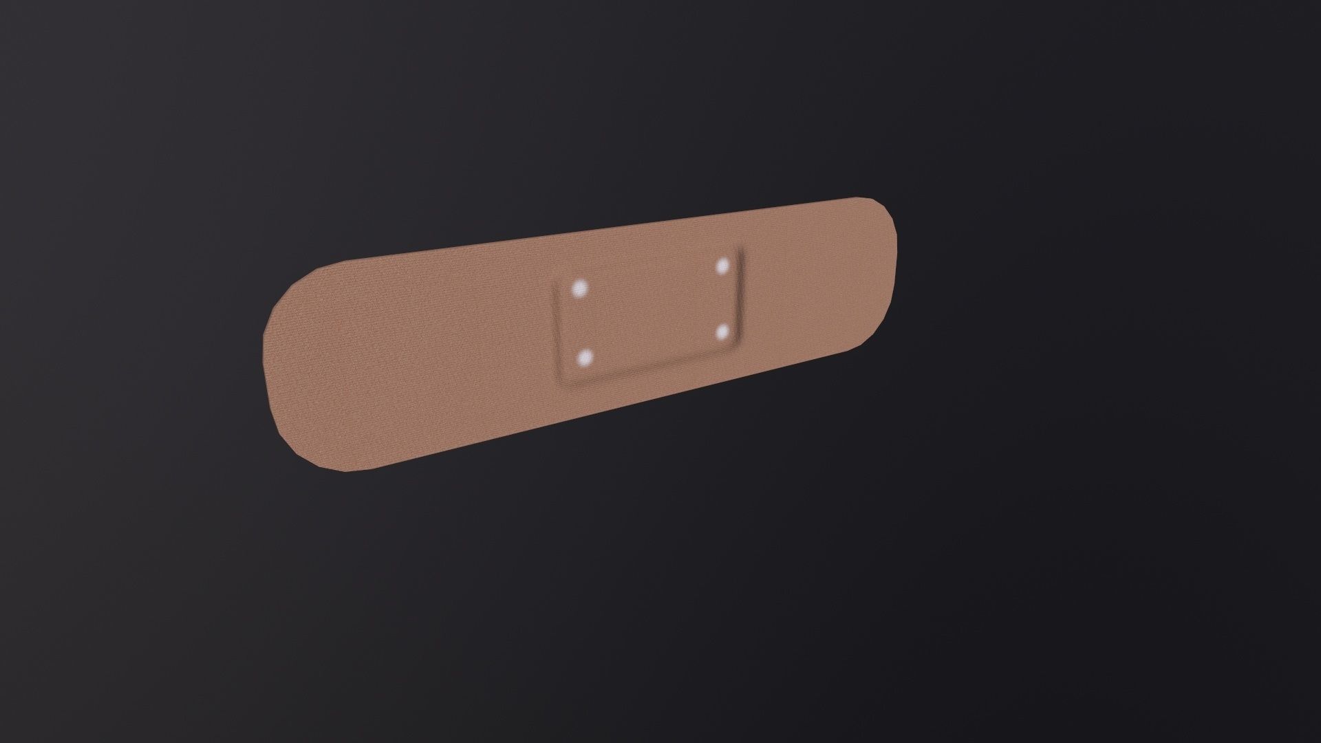 Sticking Plaster 3D Model Low-poly 3D model_3