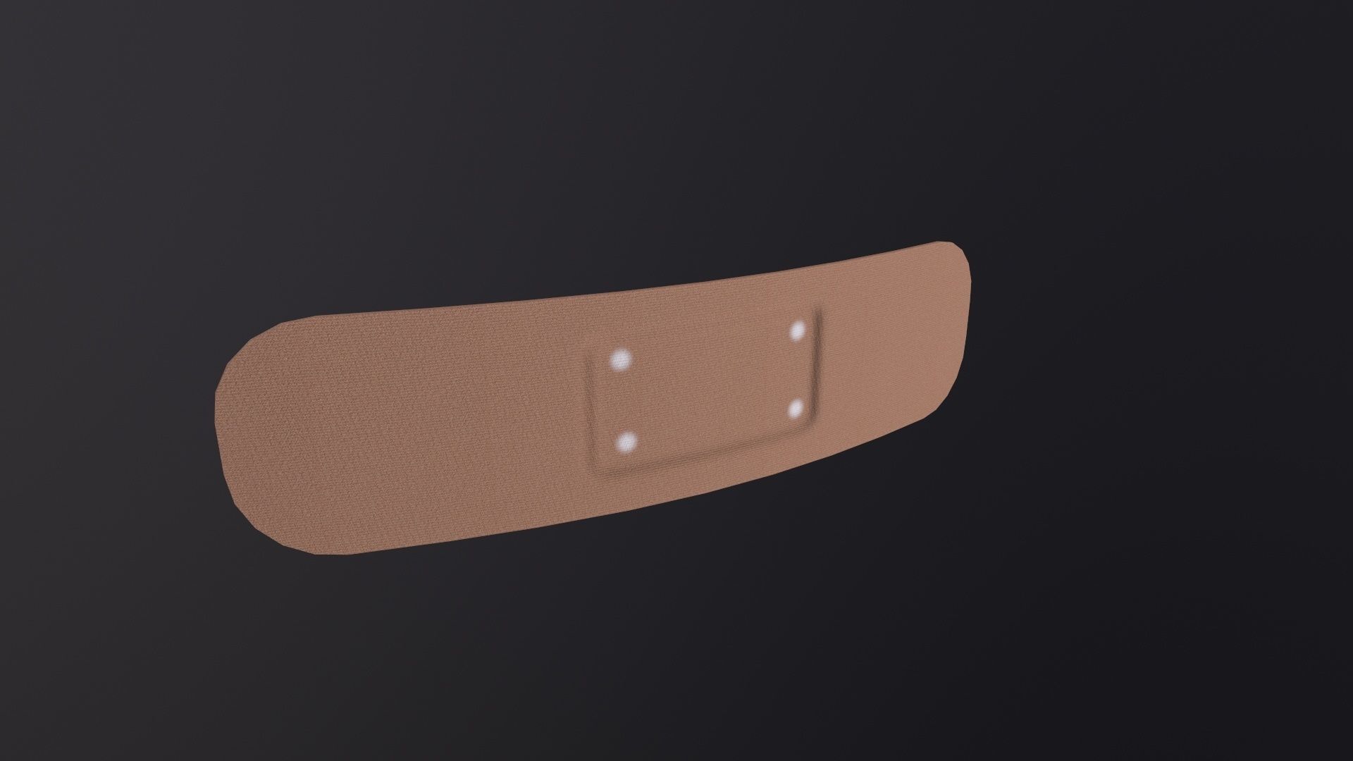 Sticking Plaster 3D Model Low-poly 3D model_5