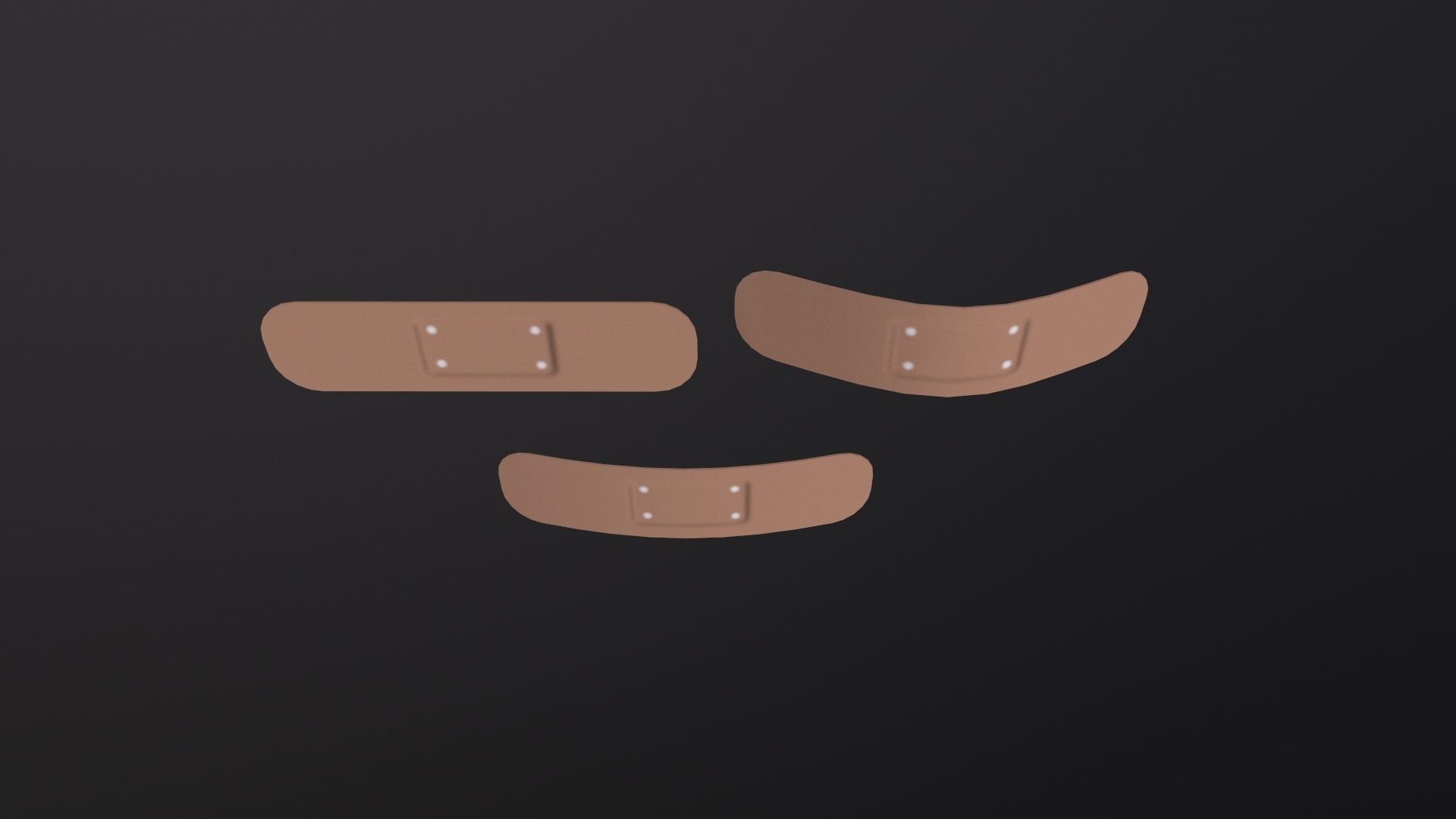 Sticking Plaster 3D Model Low-poly 3D model_2