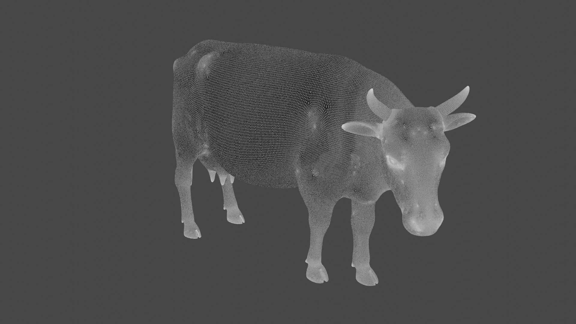 Dairy Cow 3D model_6
