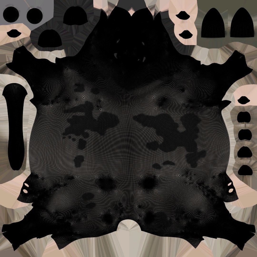 Dairy Cow 3D model_1