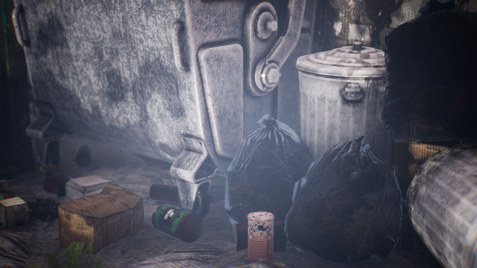 Garbage and Trash Package 60 Assets Low-poly 3D model_7