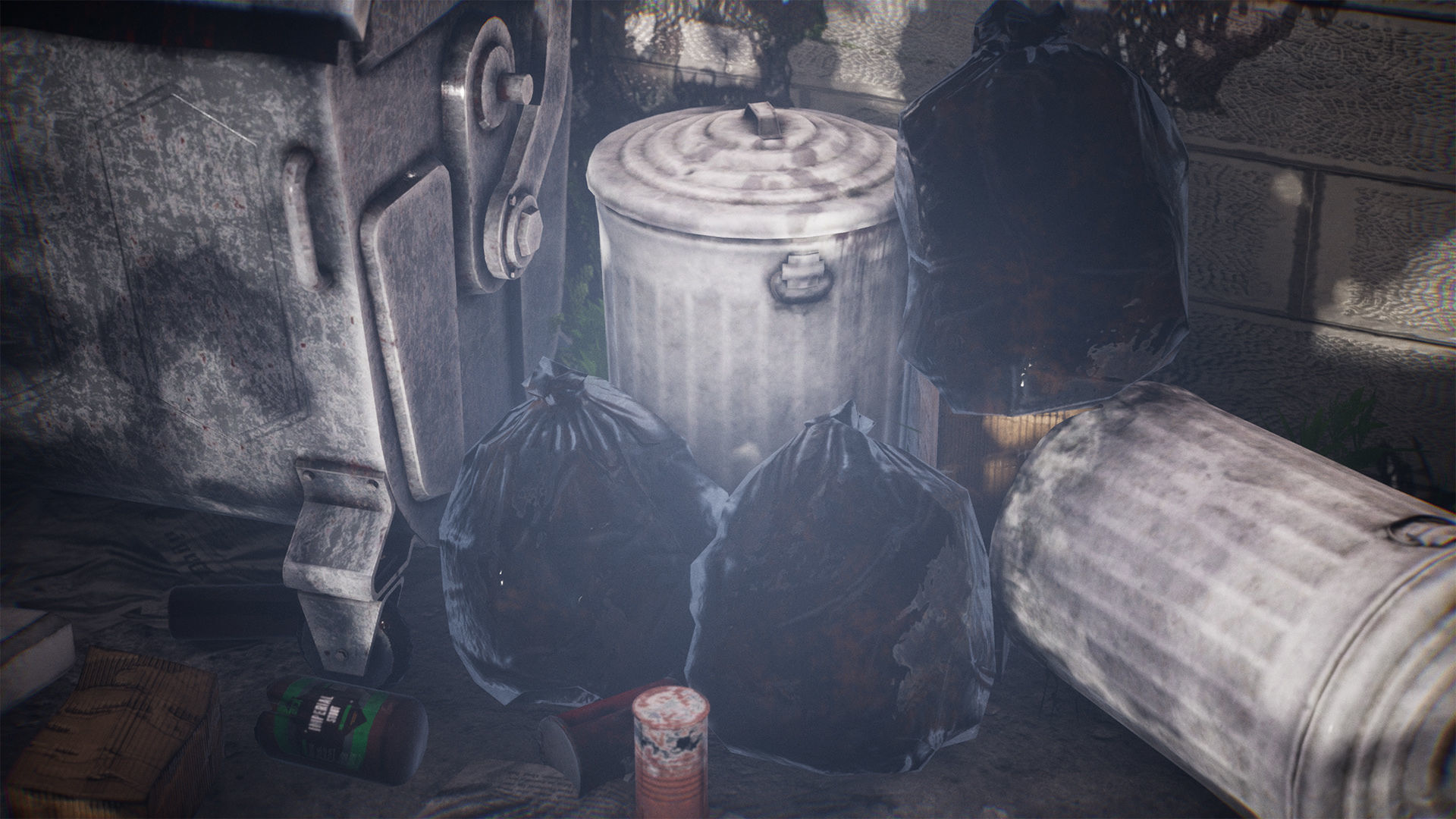 Garbage and Trash Package 60 Assets Low-poly 3D model_3