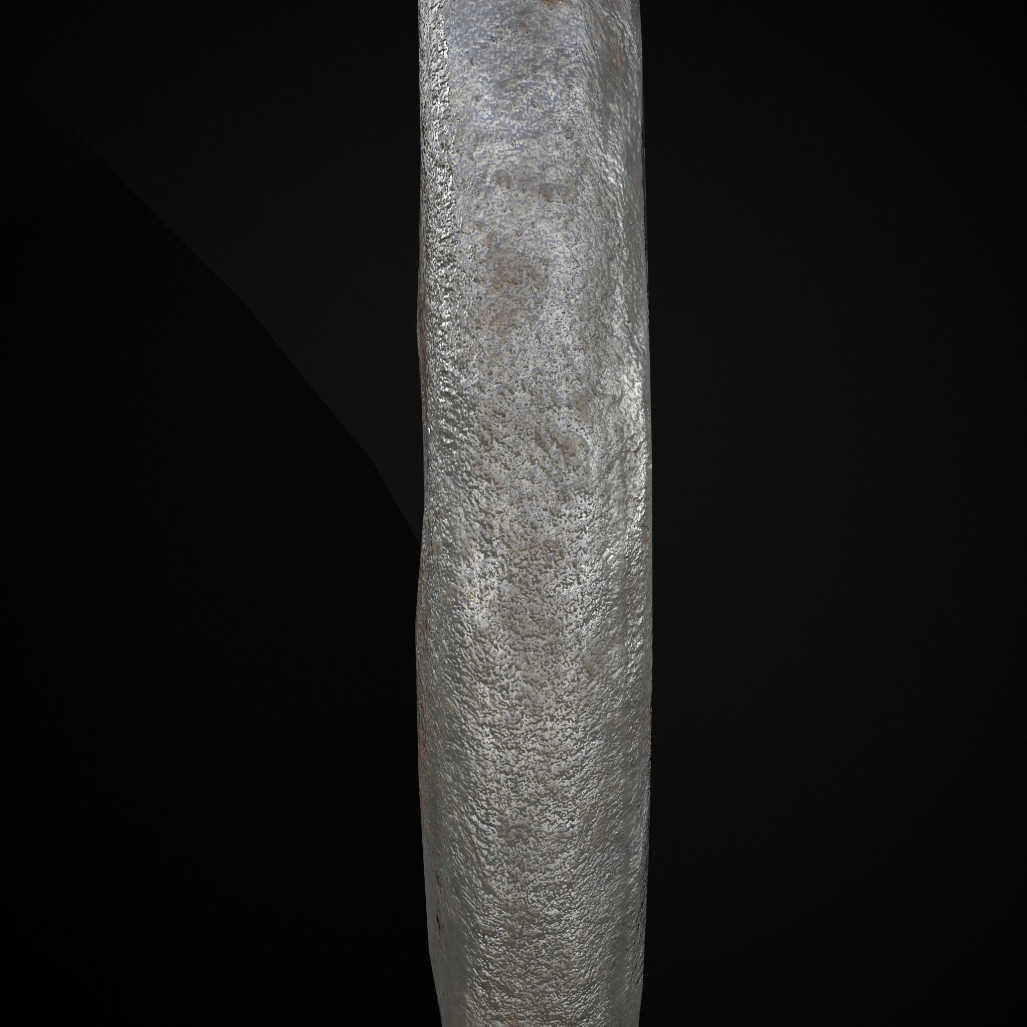 Medieval Engraved Horse Coin  Low-poly 3D model_19