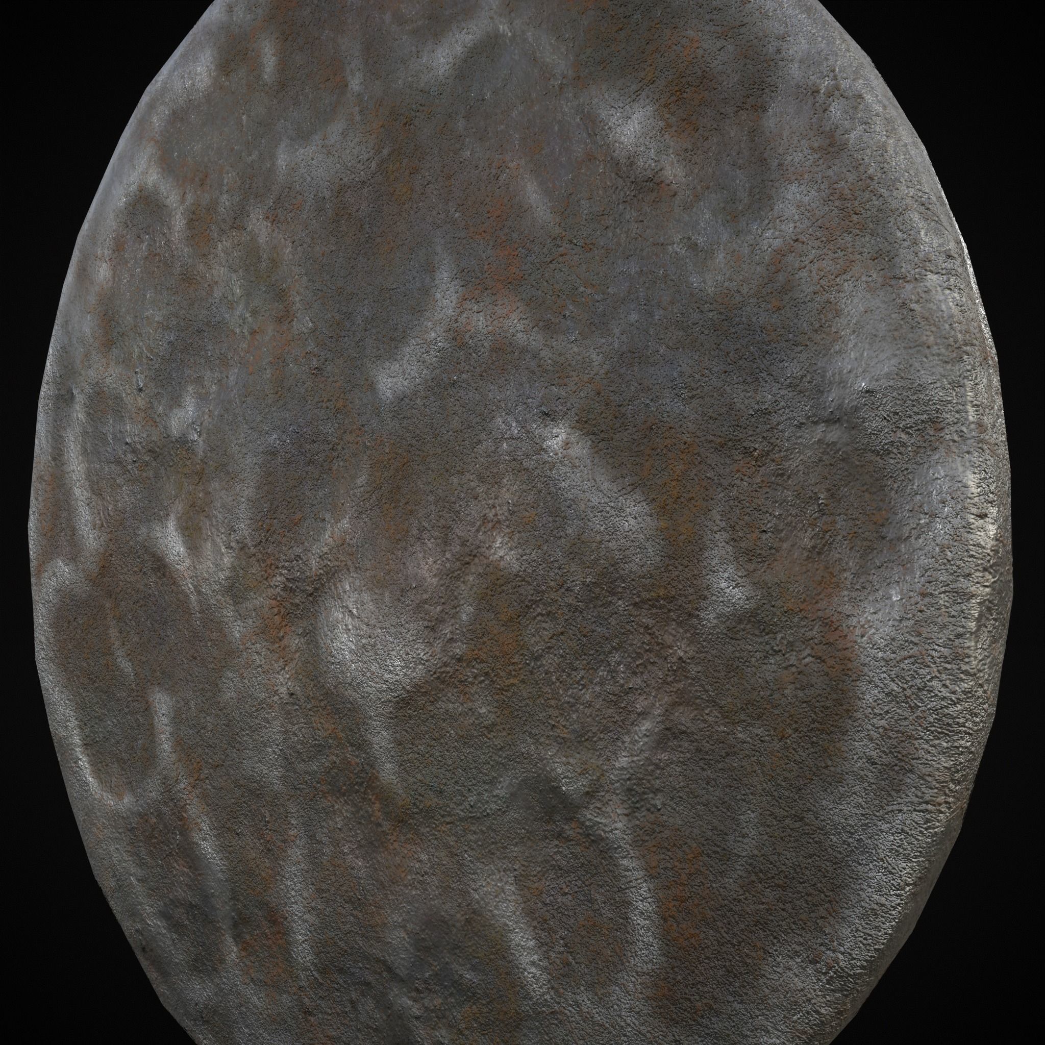 Medieval Engraved Horse Coin  Low-poly 3D model_21