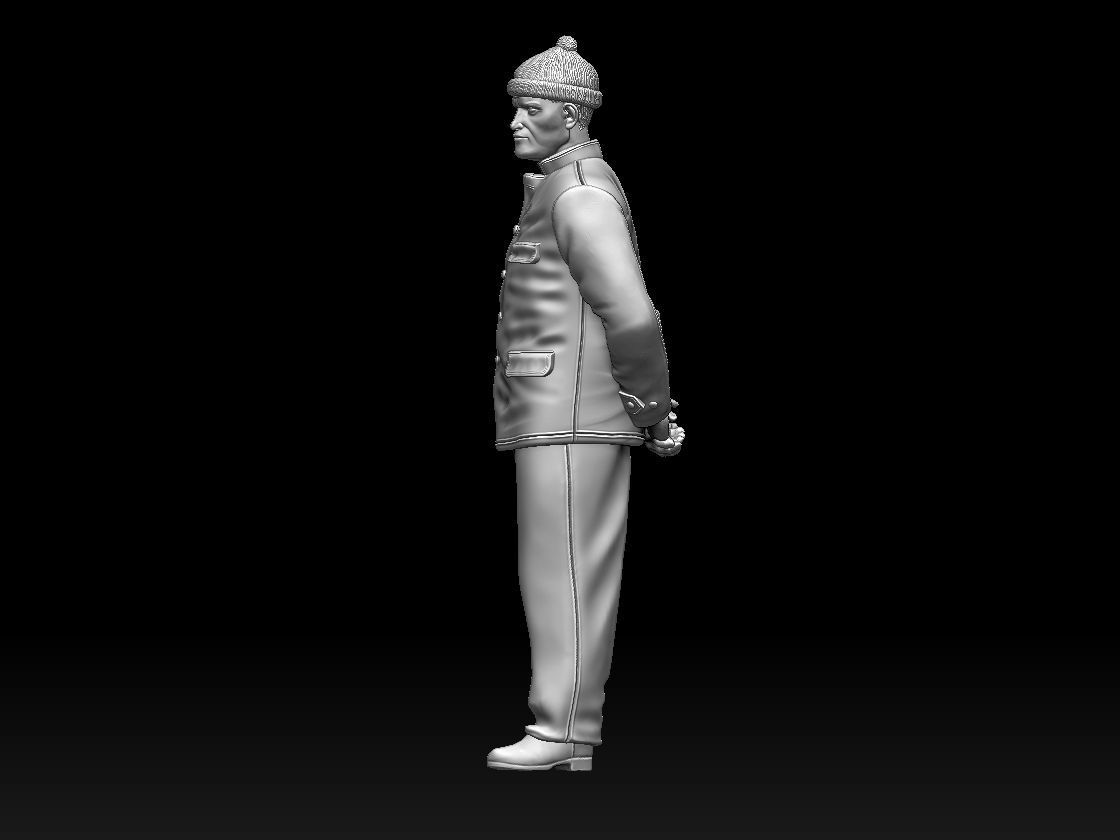 german officer u-boat 3D print model_3