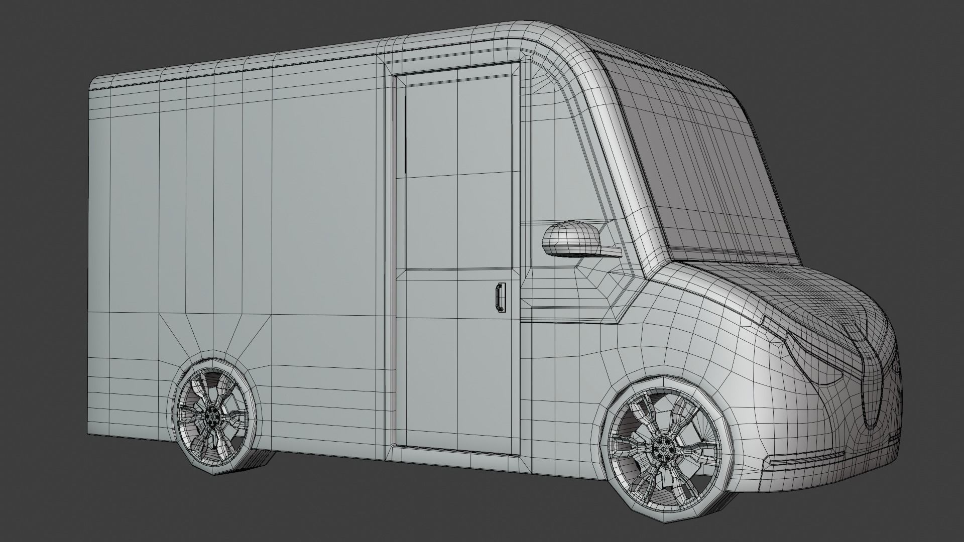 Delivery van concept 2023 3D model_5