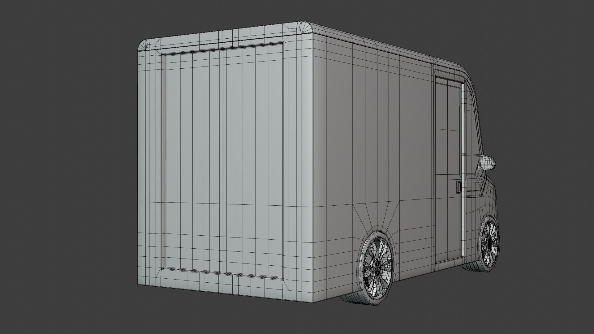 Delivery van concept 2023 3D model_12