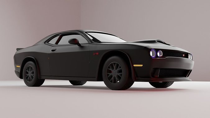 dodge car 2015 3D model