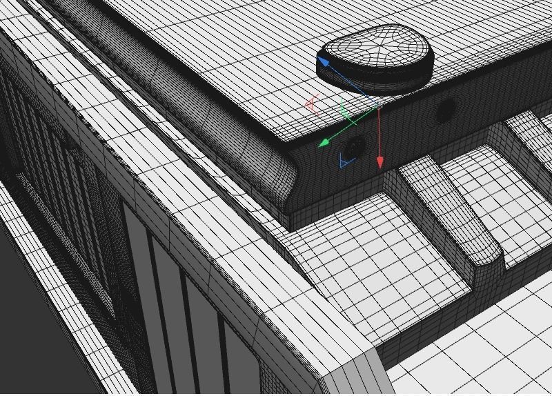 The Train in Cyberpunk style 3D model_4