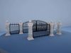 Custom Gate 3D model_1