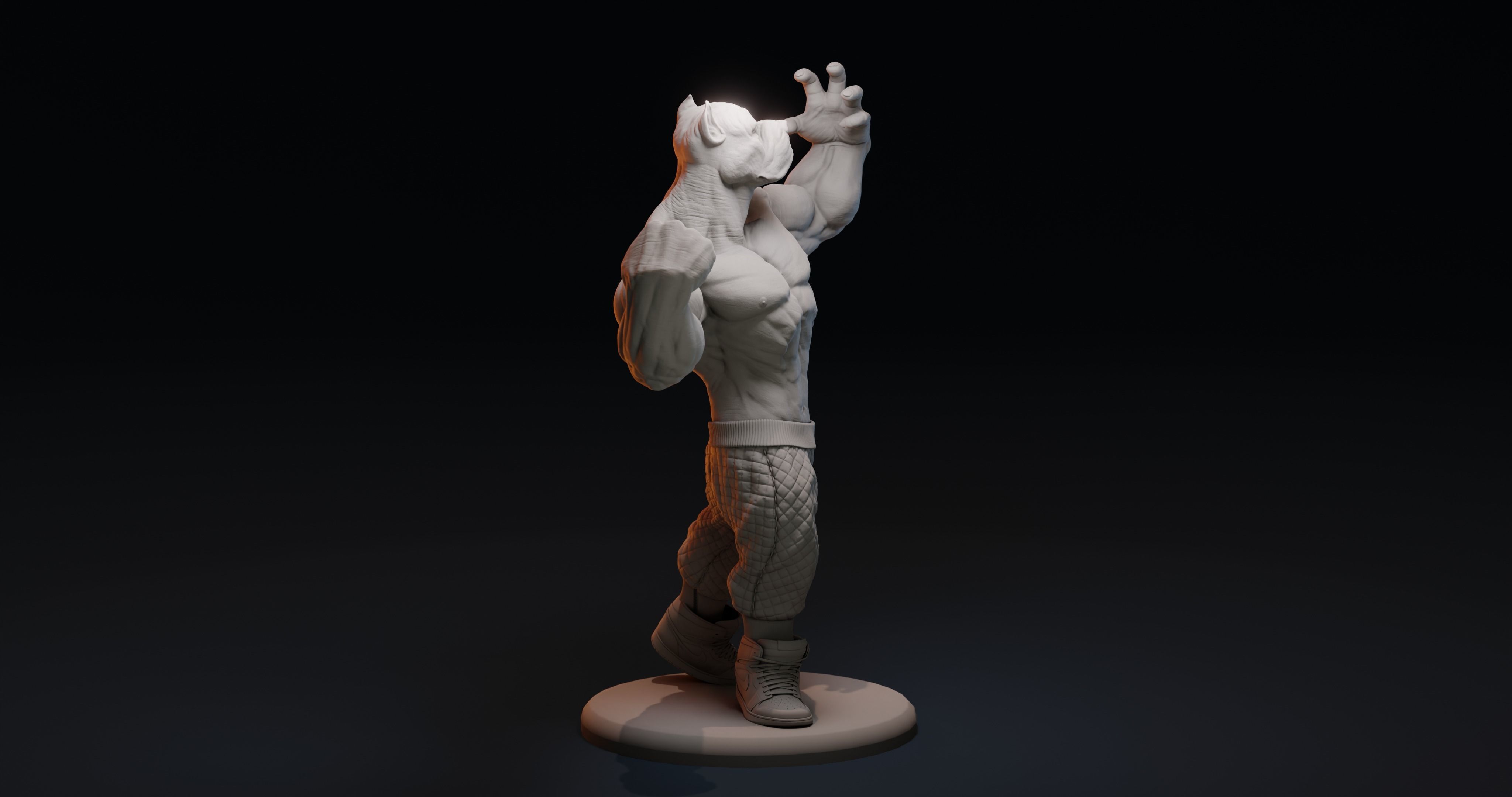 PITBULL UNWAVERING STRENGTH 3D print model_16