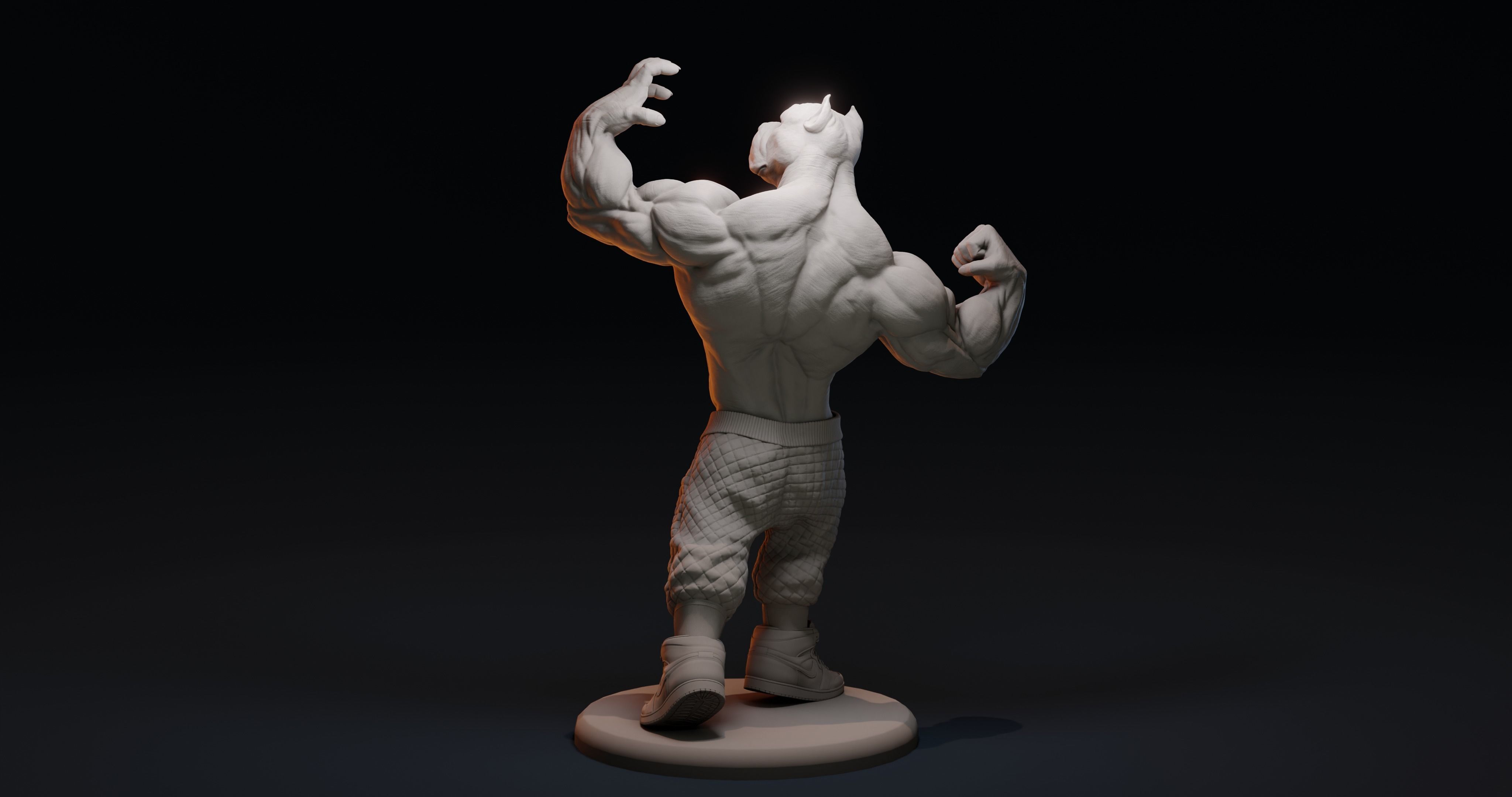 PITBULL UNWAVERING STRENGTH 3D print model_23