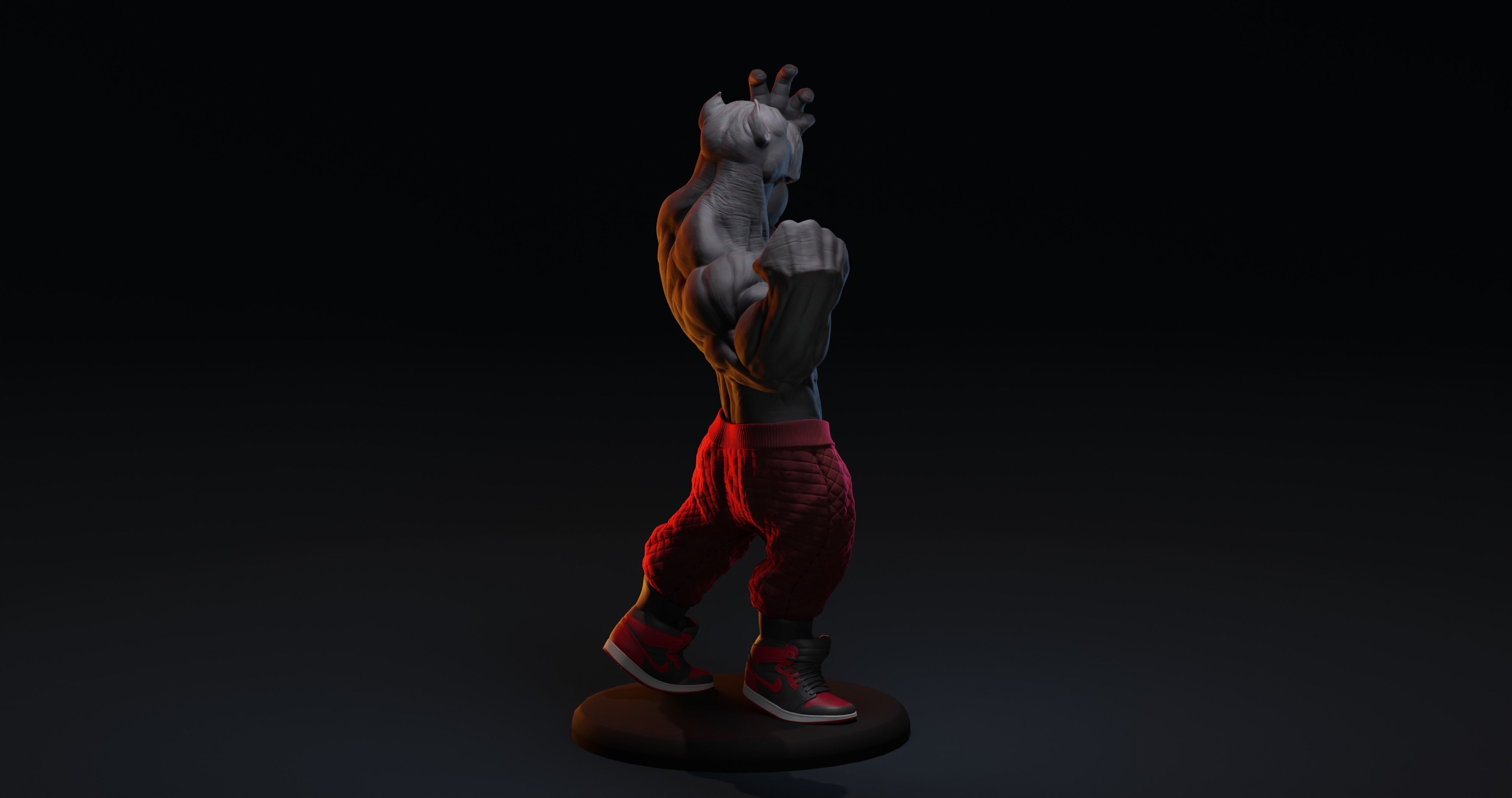 PITBULL UNWAVERING STRENGTH 3D print model_34
