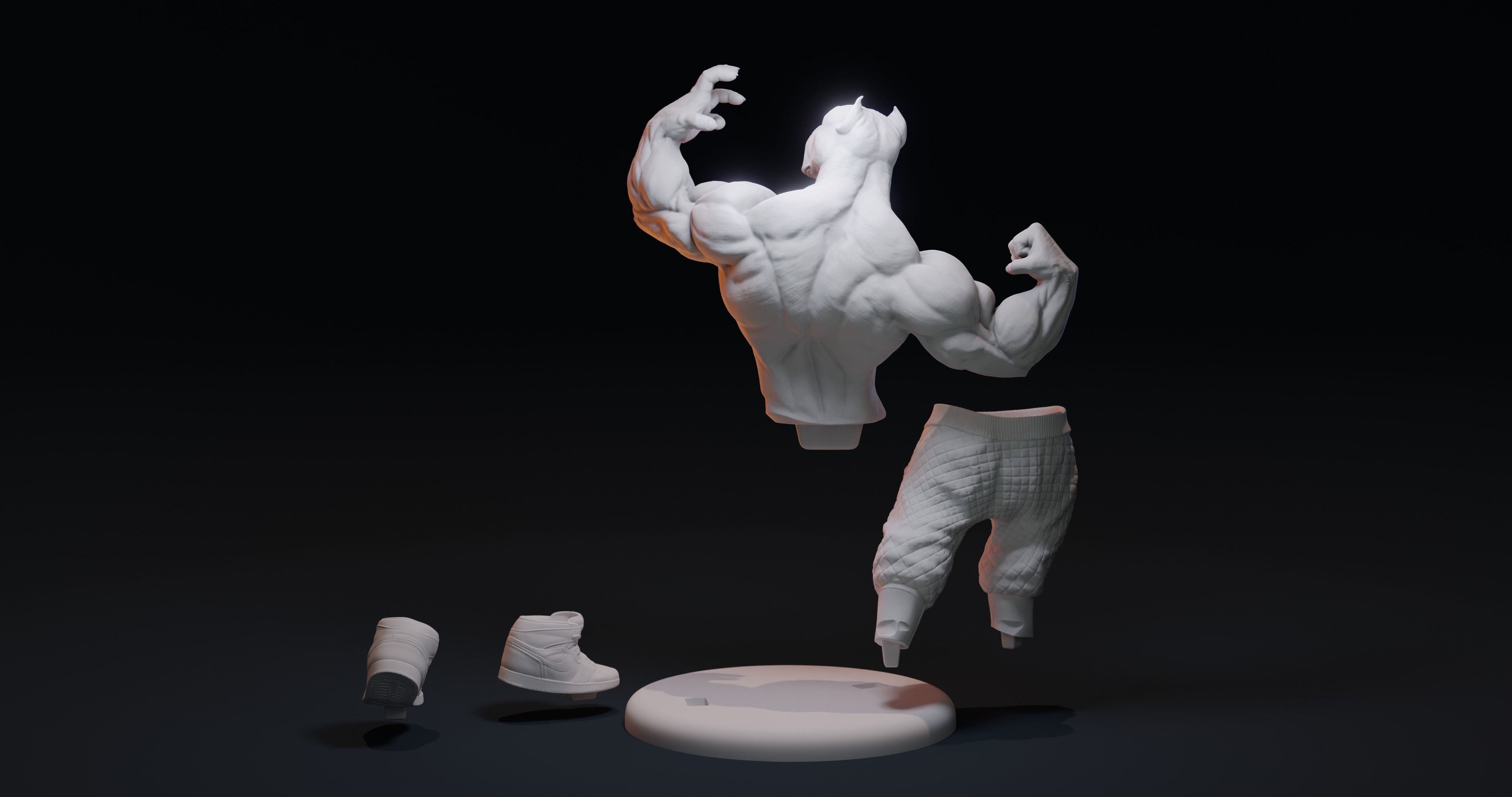 PITBULL UNWAVERING STRENGTH 3D print model_38
