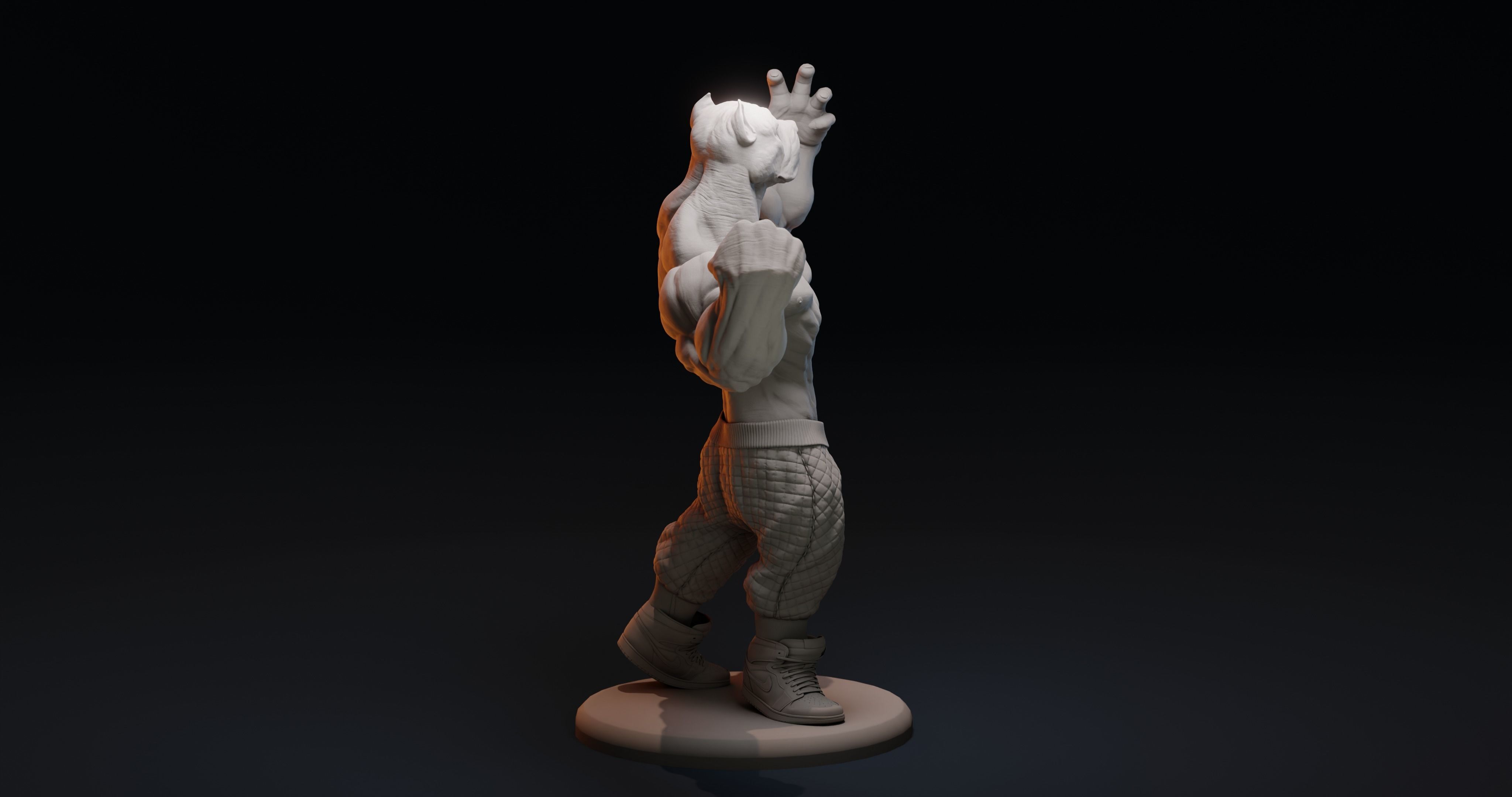 PITBULL UNWAVERING STRENGTH 3D print model_17