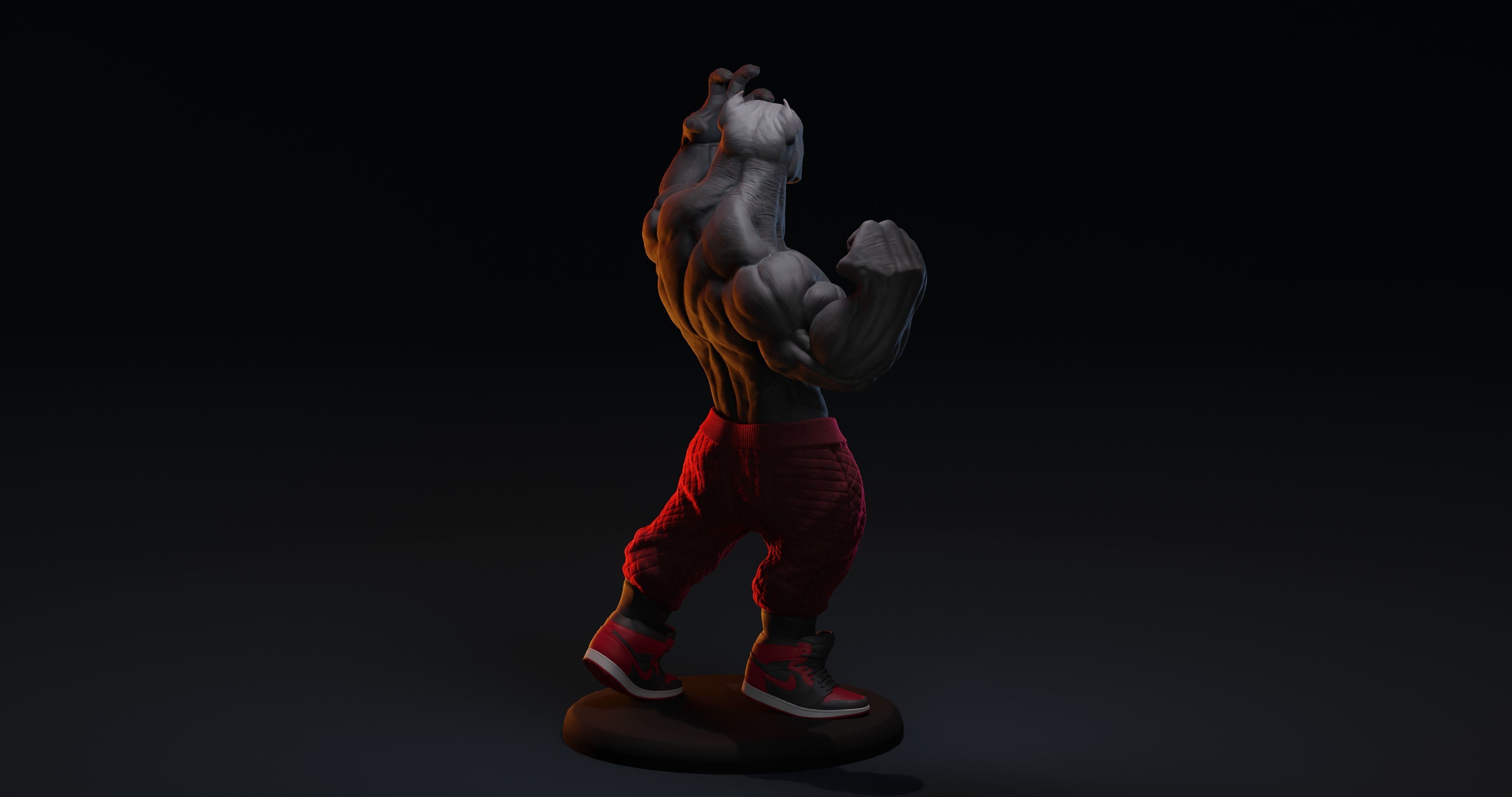 PITBULL UNWAVERING STRENGTH 3D print model_35
