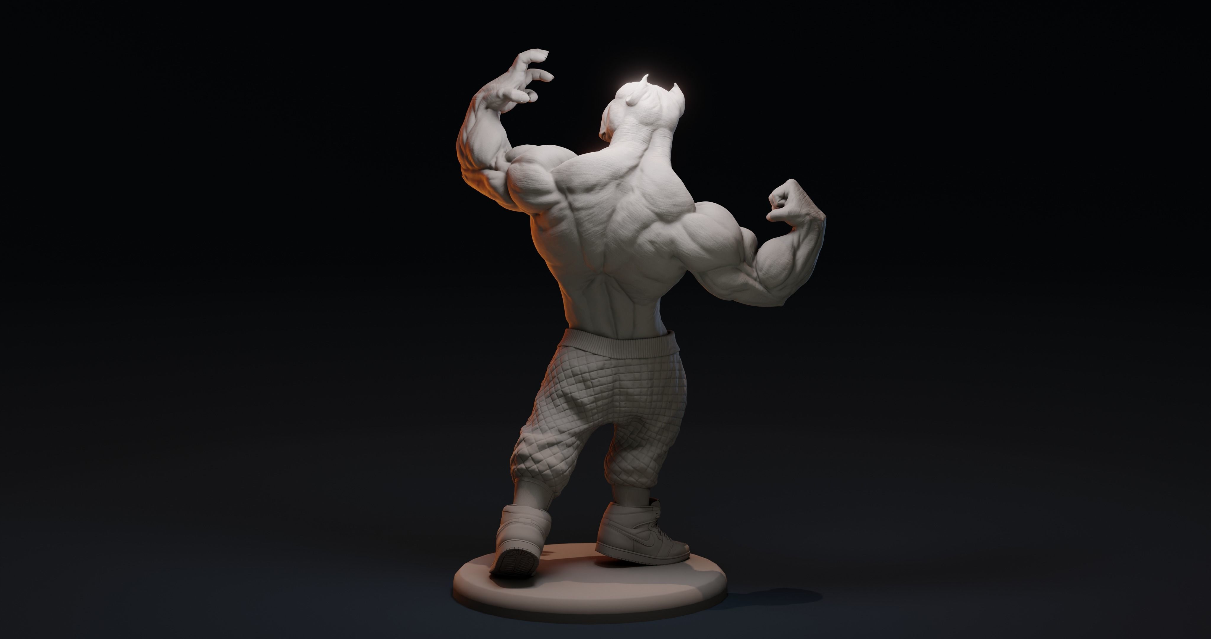 PITBULL UNWAVERING STRENGTH 3D print model_22