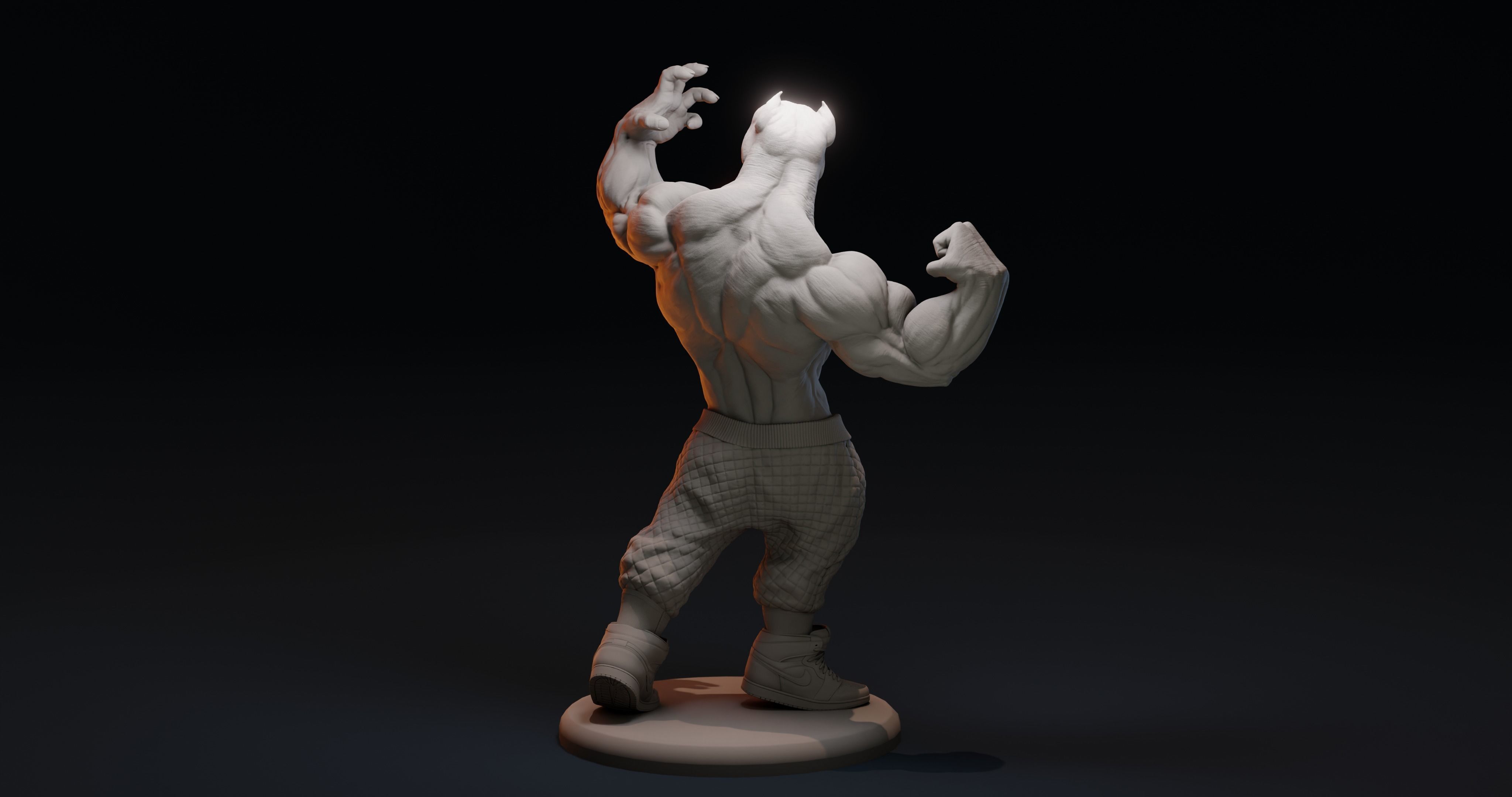 PITBULL UNWAVERING STRENGTH 3D print model_20