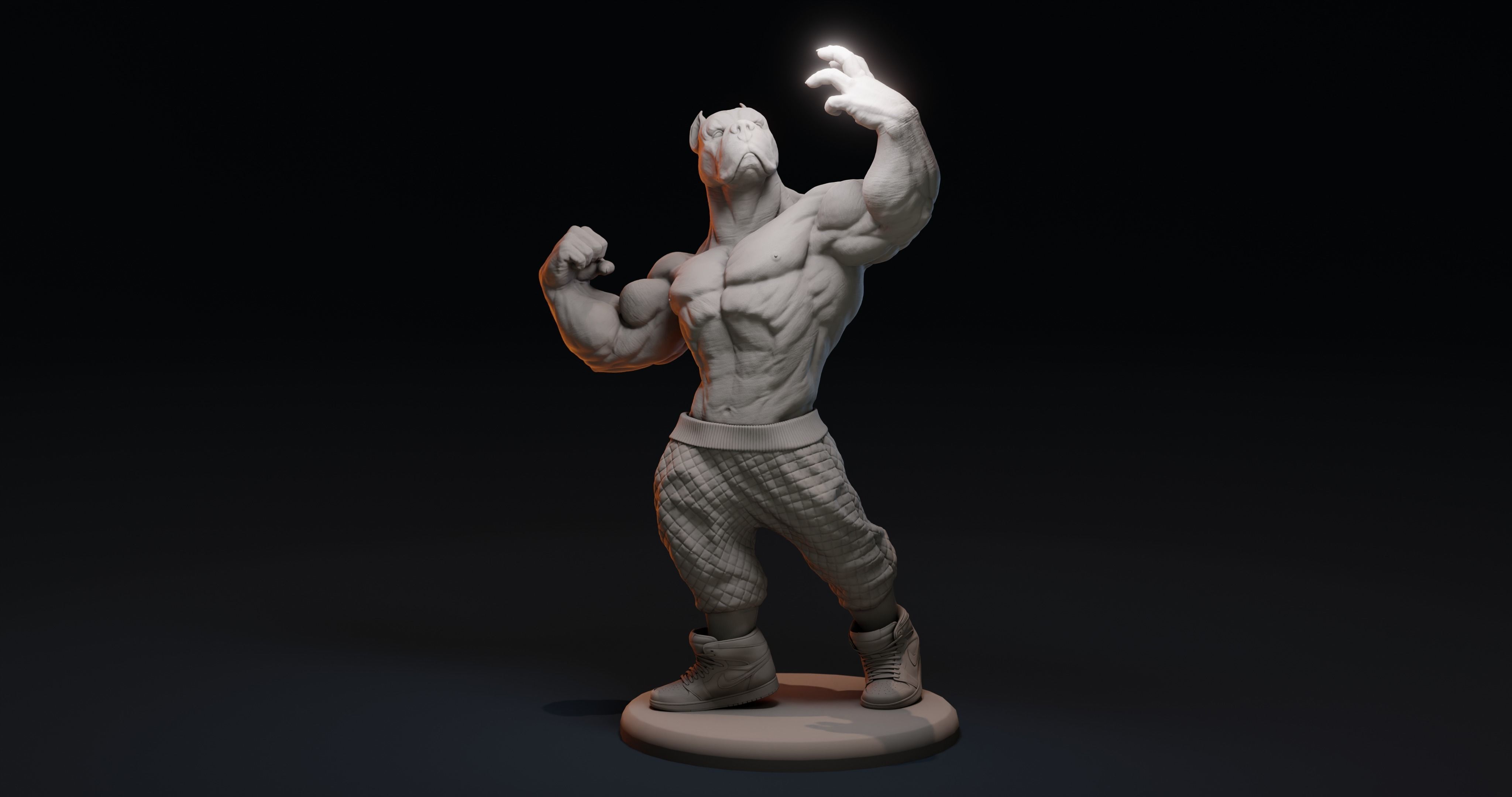 PITBULL UNWAVERING STRENGTH 3D print model_30