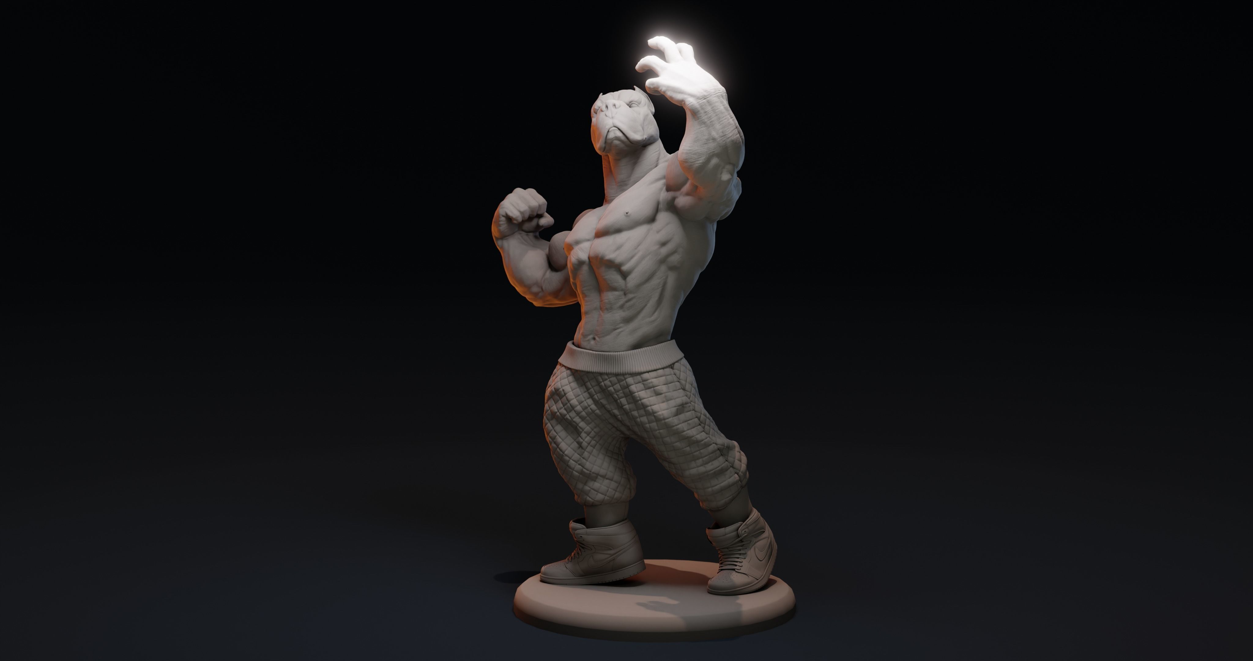 PITBULL UNWAVERING STRENGTH 3D print model_29