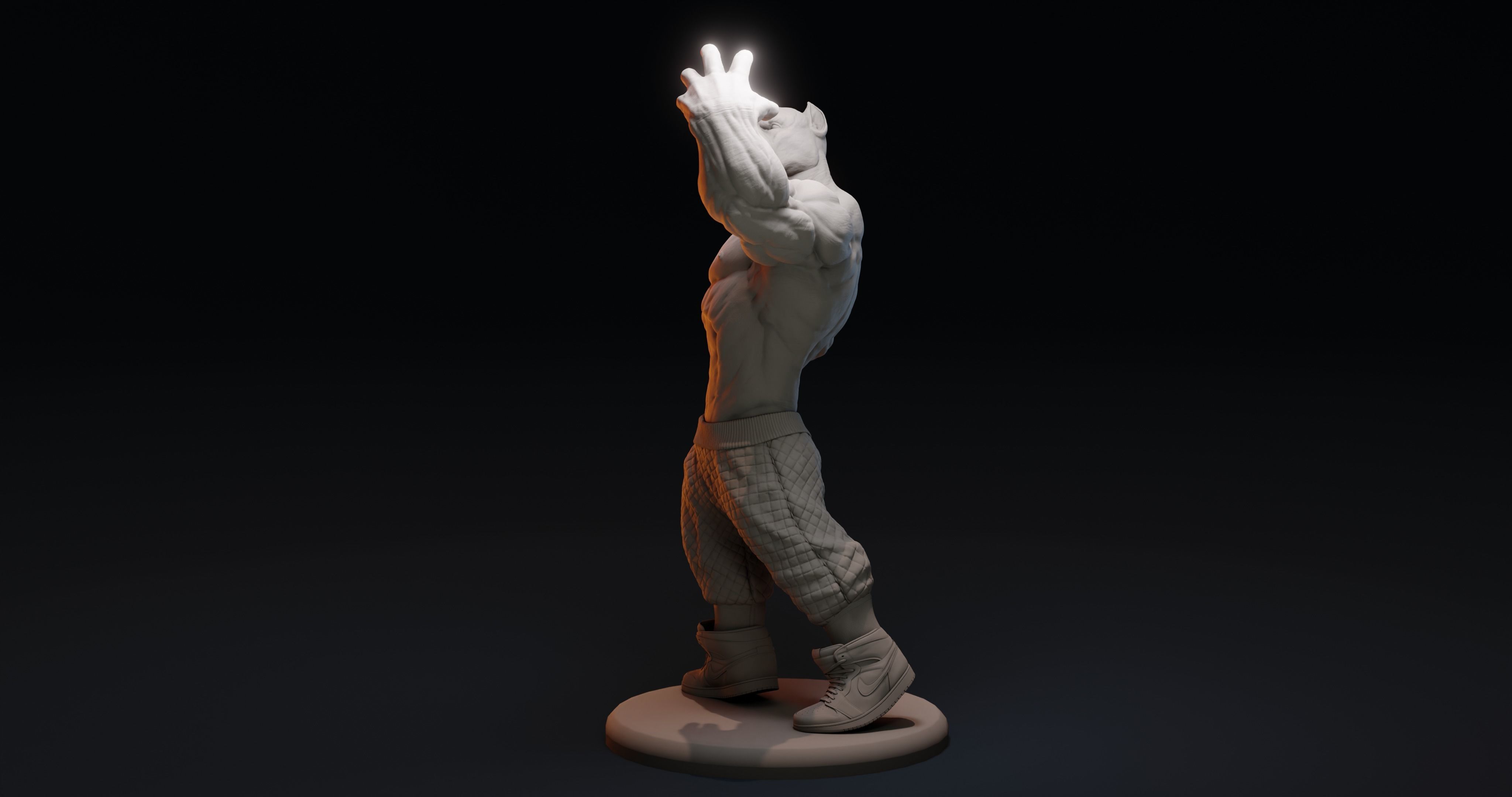 PITBULL UNWAVERING STRENGTH 3D print model_27