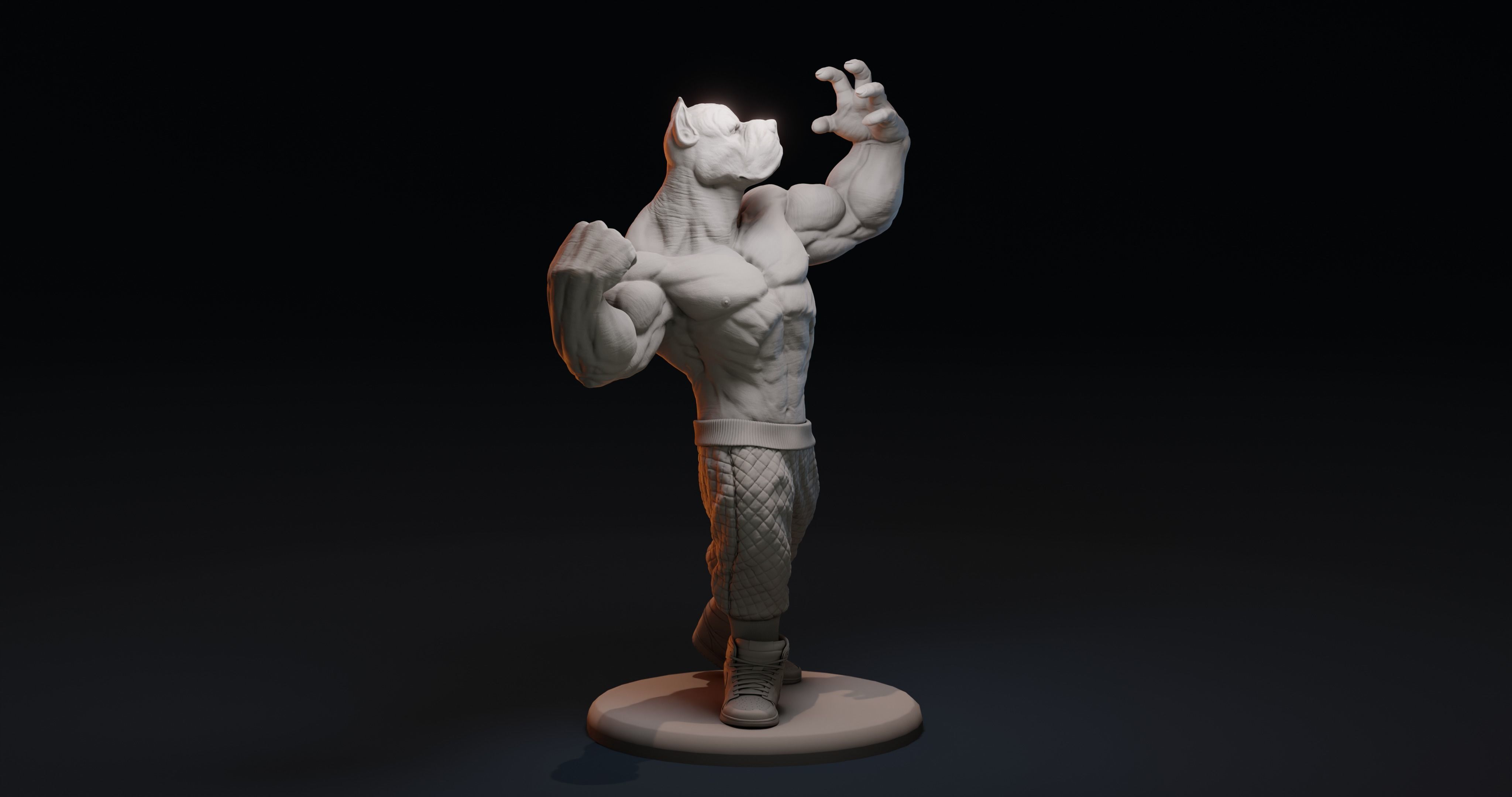 PITBULL UNWAVERING STRENGTH 3D print model_15