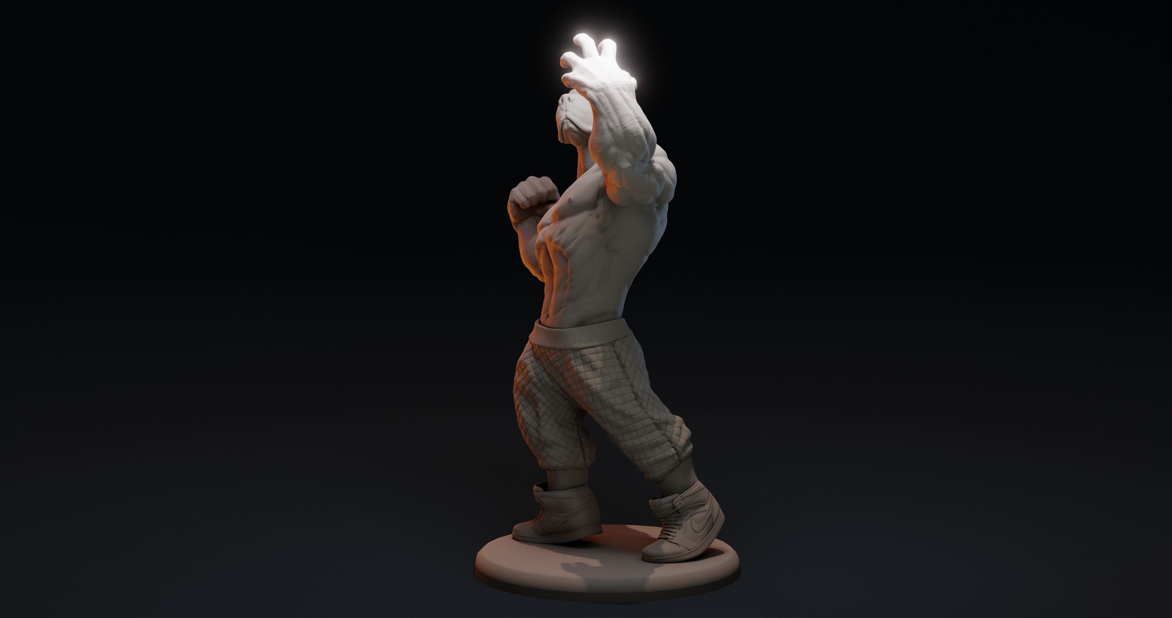 PITBULL UNWAVERING STRENGTH 3D print model_28