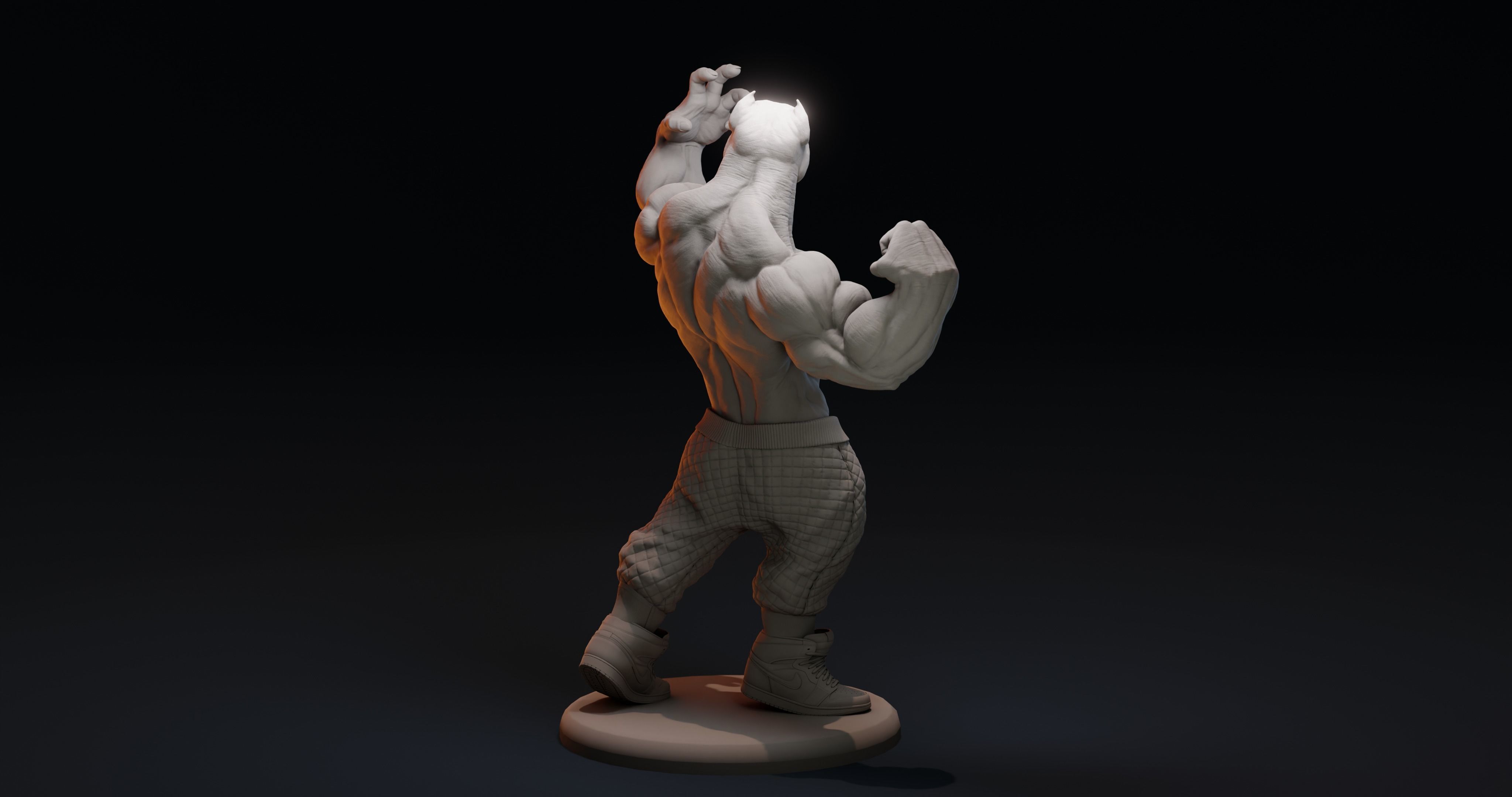 PITBULL UNWAVERING STRENGTH 3D print model_19