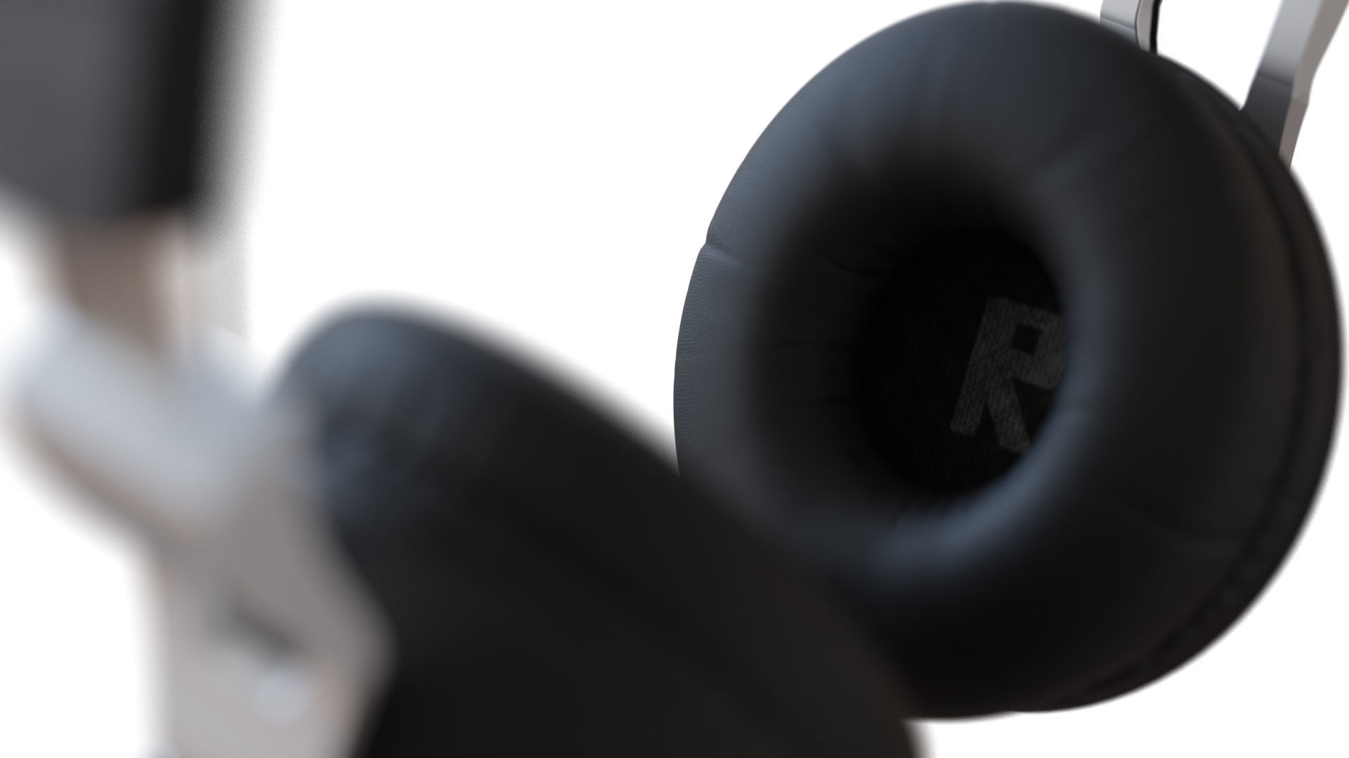 Headphones BLOW Low-poly 3D model_4