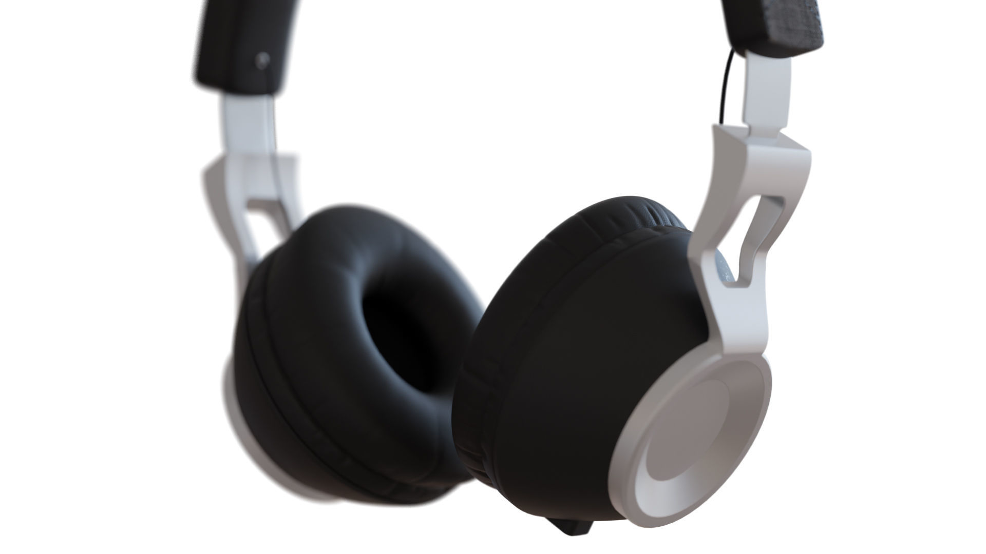 Headphones BLOW Low-poly 3D model_2