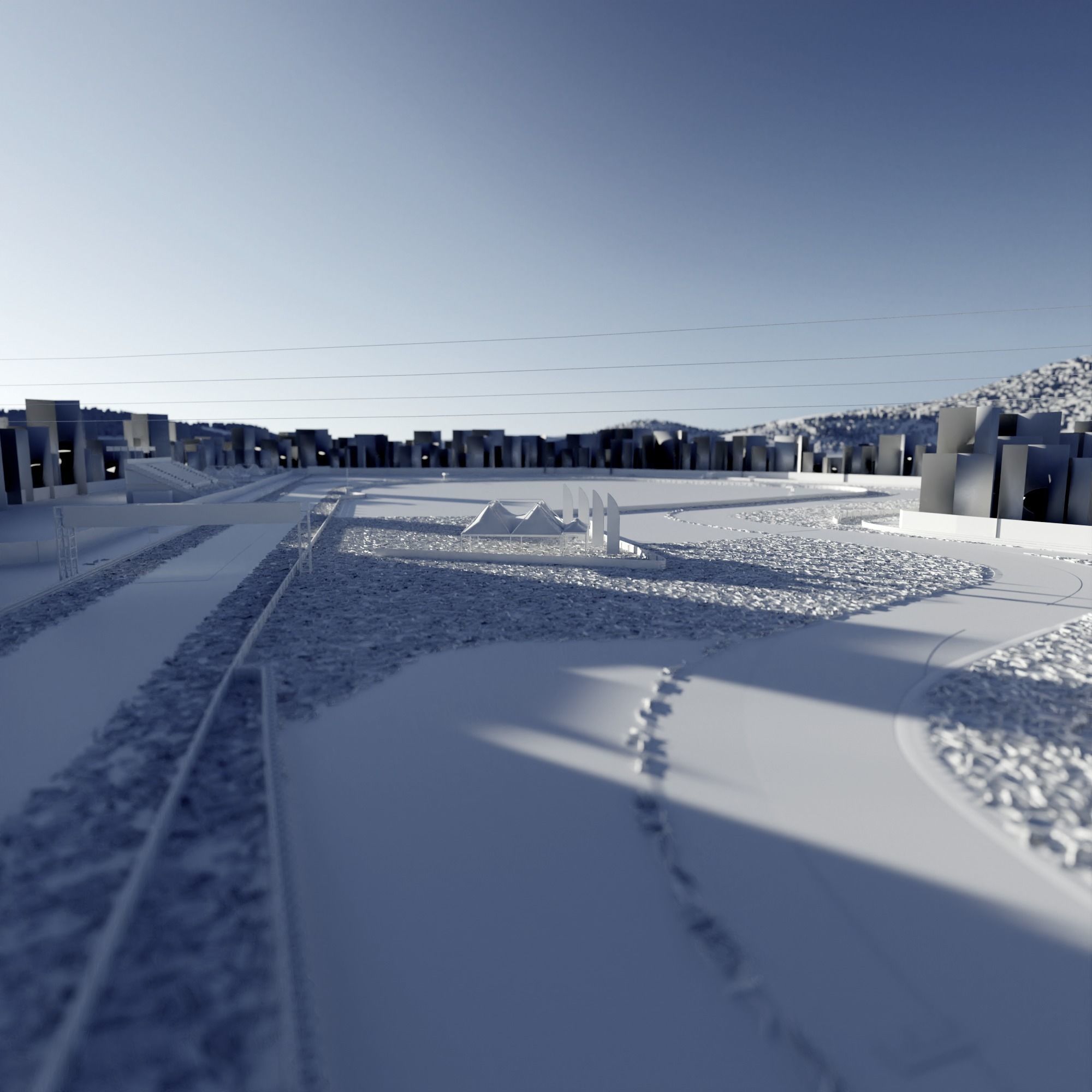 Magione Circuit Italy Low-poly 3D model_10