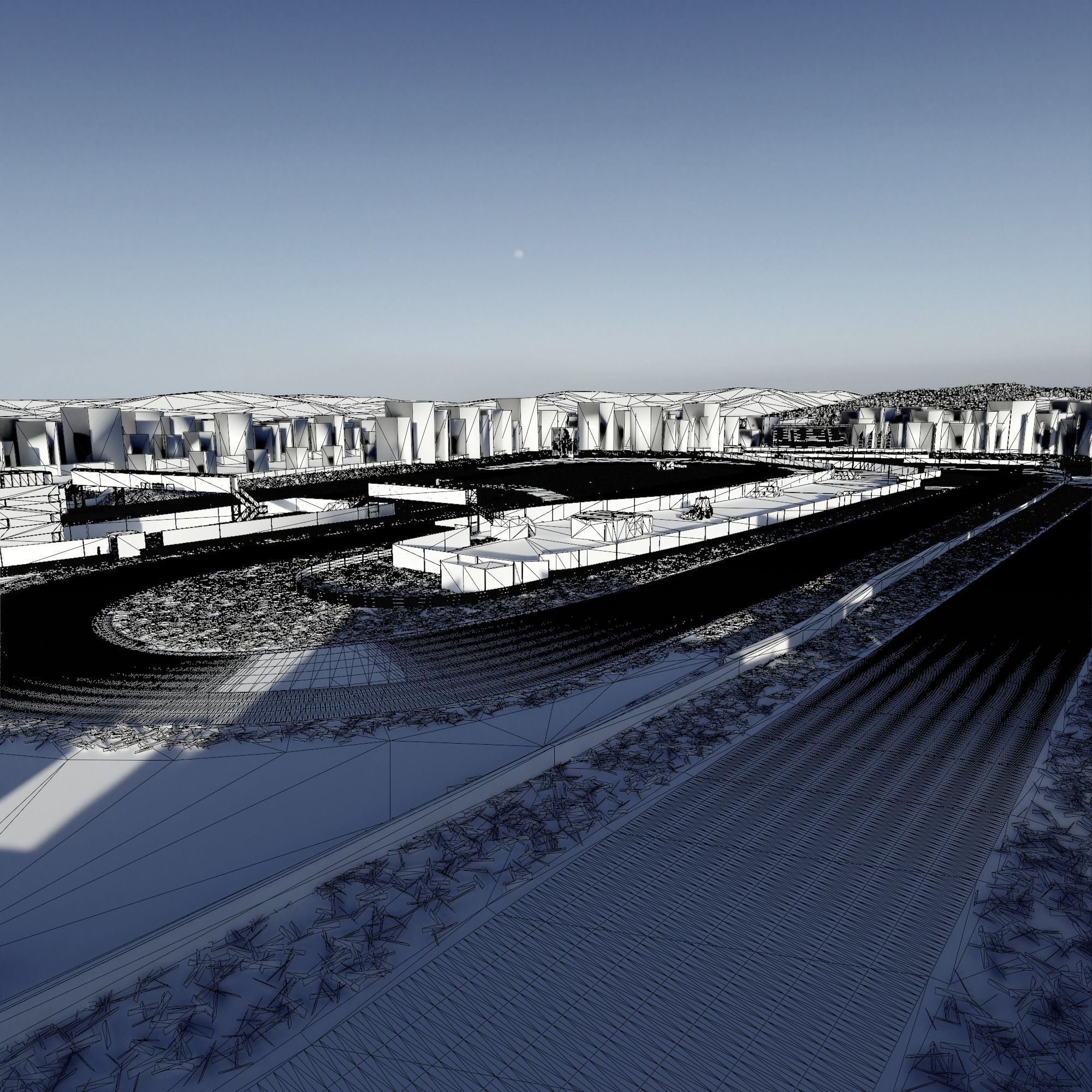 Magione Circuit Italy Low-poly 3D model_14