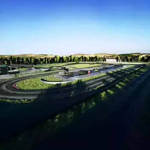 Magione Circuit Italy Low-poly 3D model