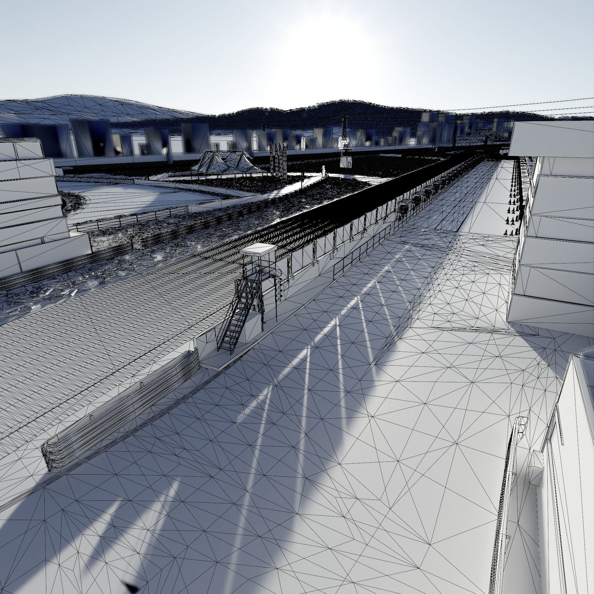 Magione Circuit Italy Low-poly 3D model_16