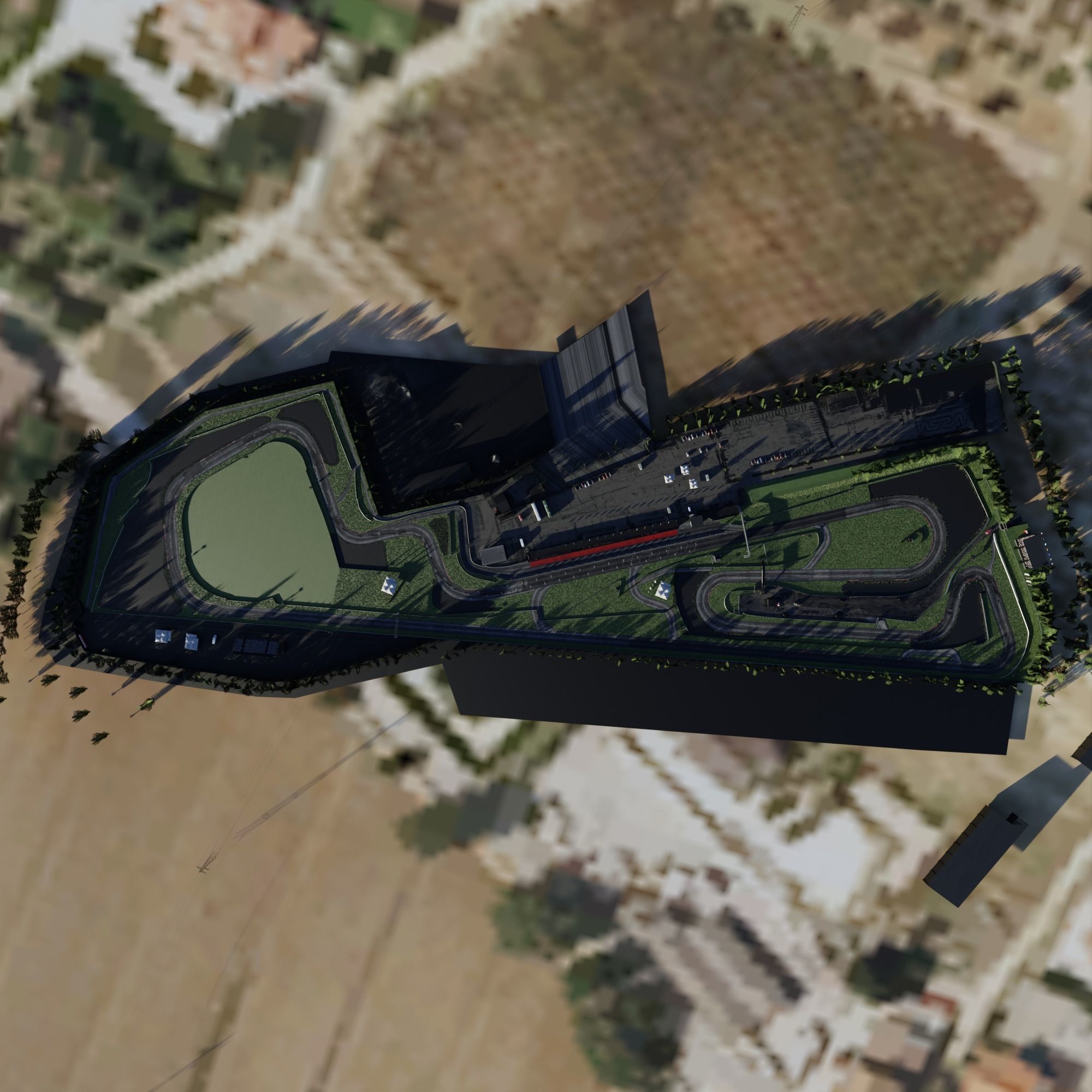 Magione Circuit Italy Low-poly 3D model_7