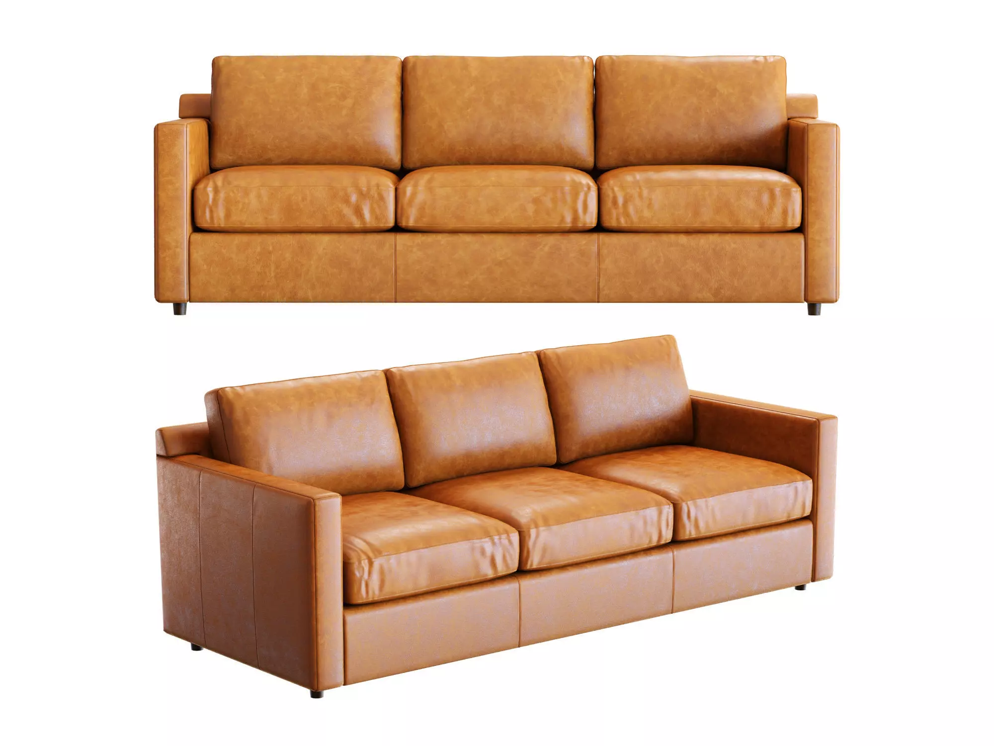 Crate and Barrel Barrett II Sofa 3D model