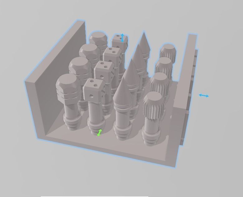 4 DIFFERENT TIRE VALVES FOR SCALE AUTOS IN DIFFERENT SCALES 3D print model_2