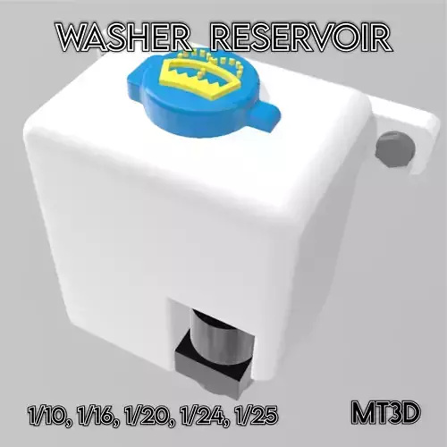 WASHER FLUID RESERVOIR FOR SCALE AUTOS 3D print model