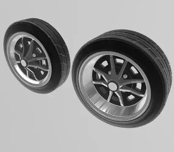VW SPRINTSTAR WHEEL AND TIRE FOR 1 24 SCALE AUTO