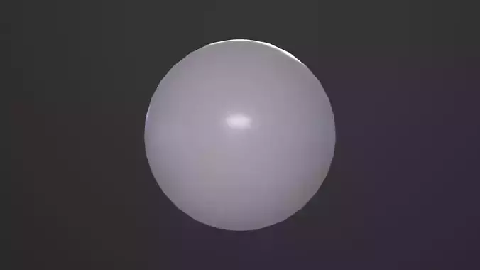 Sphere Object 3D Model Low-poly 3D model